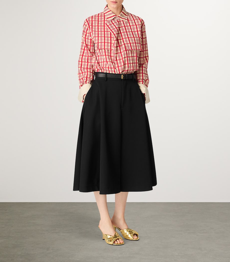 Leather Intrecciato Blink Mules 80 7890 Image 2