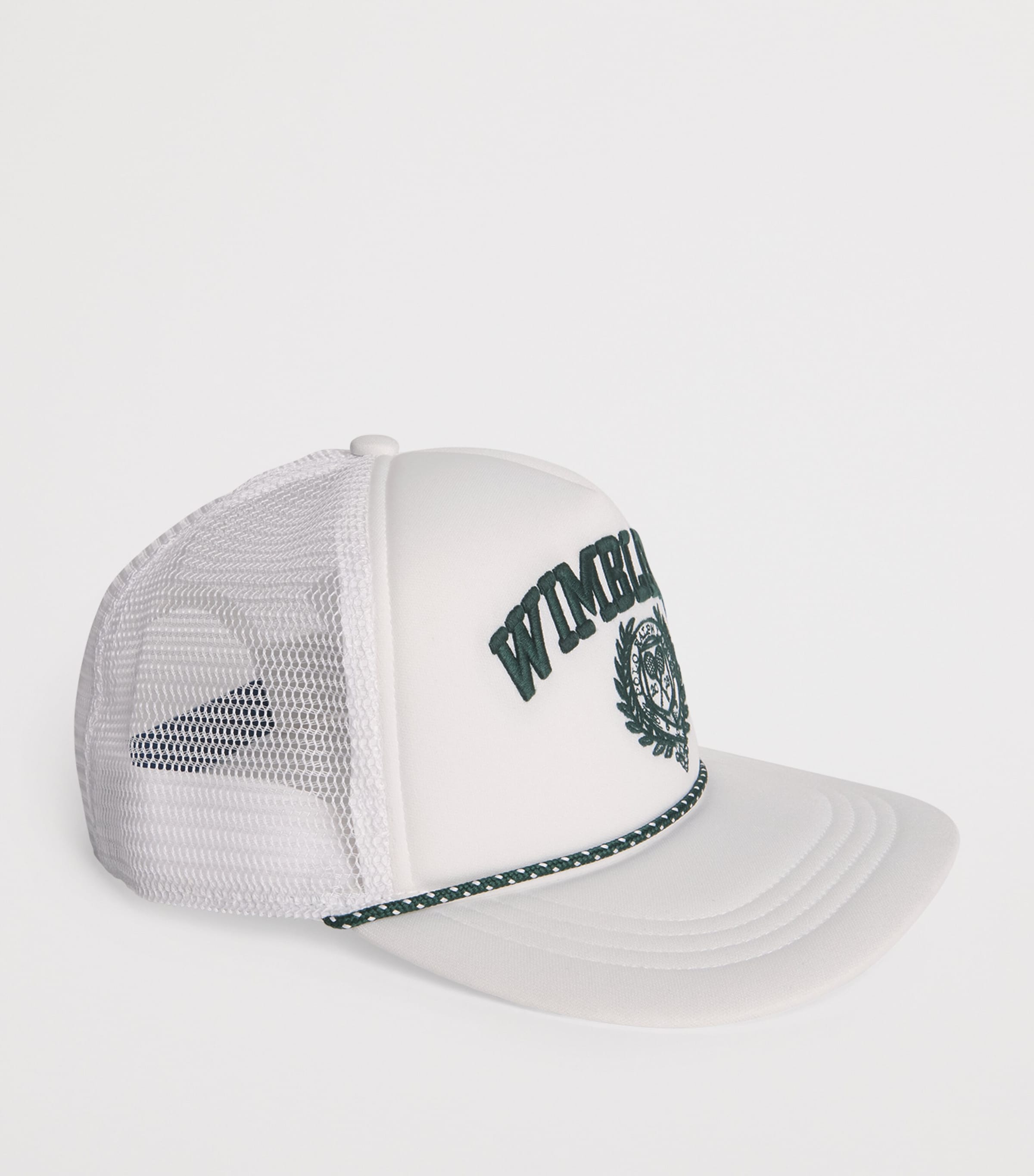 x Wimbledon Logo Baseball Cap WHITE Image 2