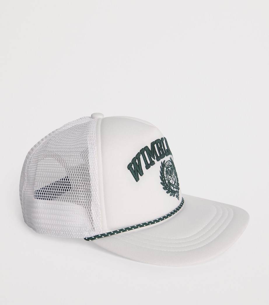 x Wimbledon Logo Baseball Cap WHITE Image 2