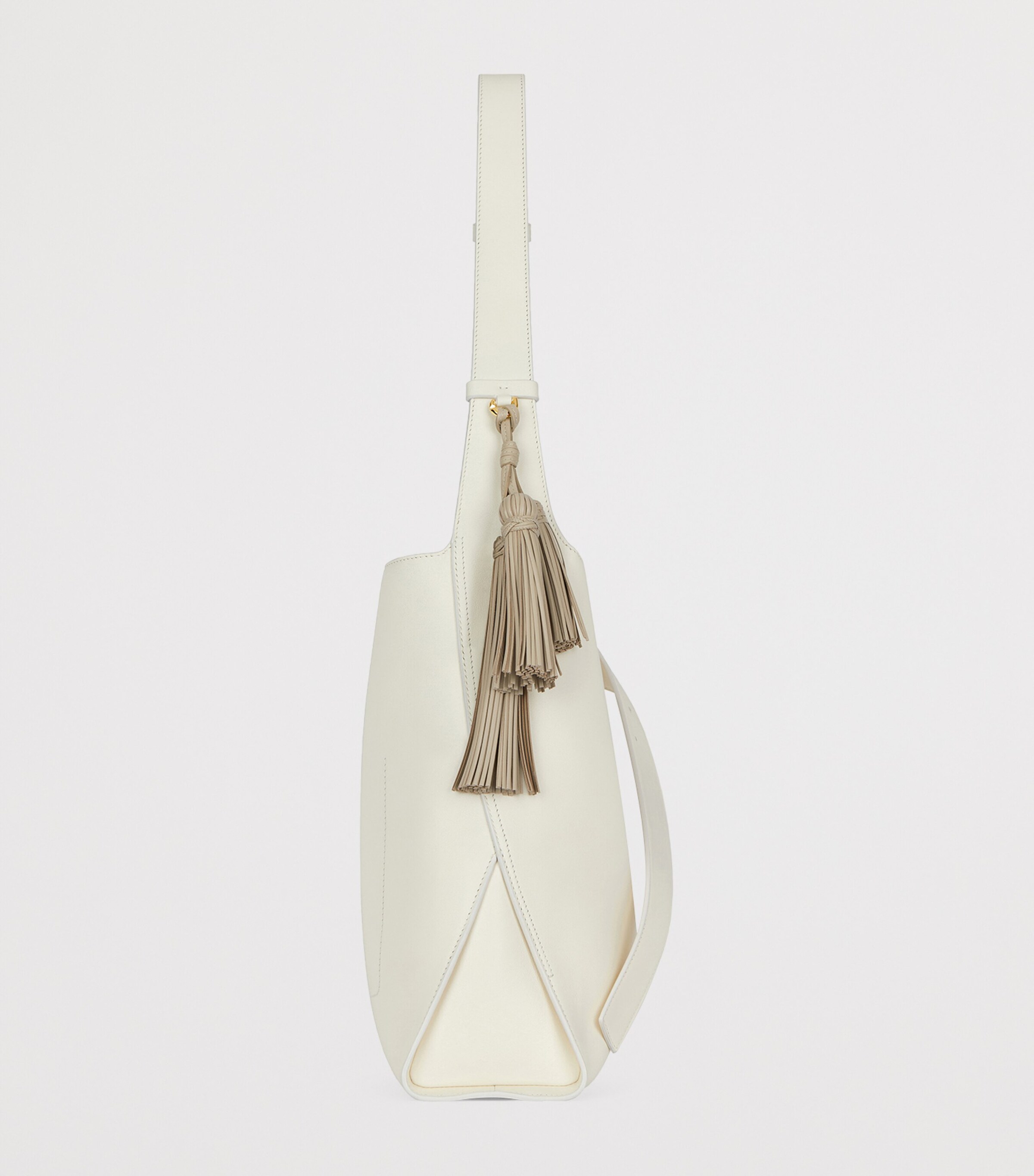 Medium Leather Day Hobo Bag IVORY Image 2