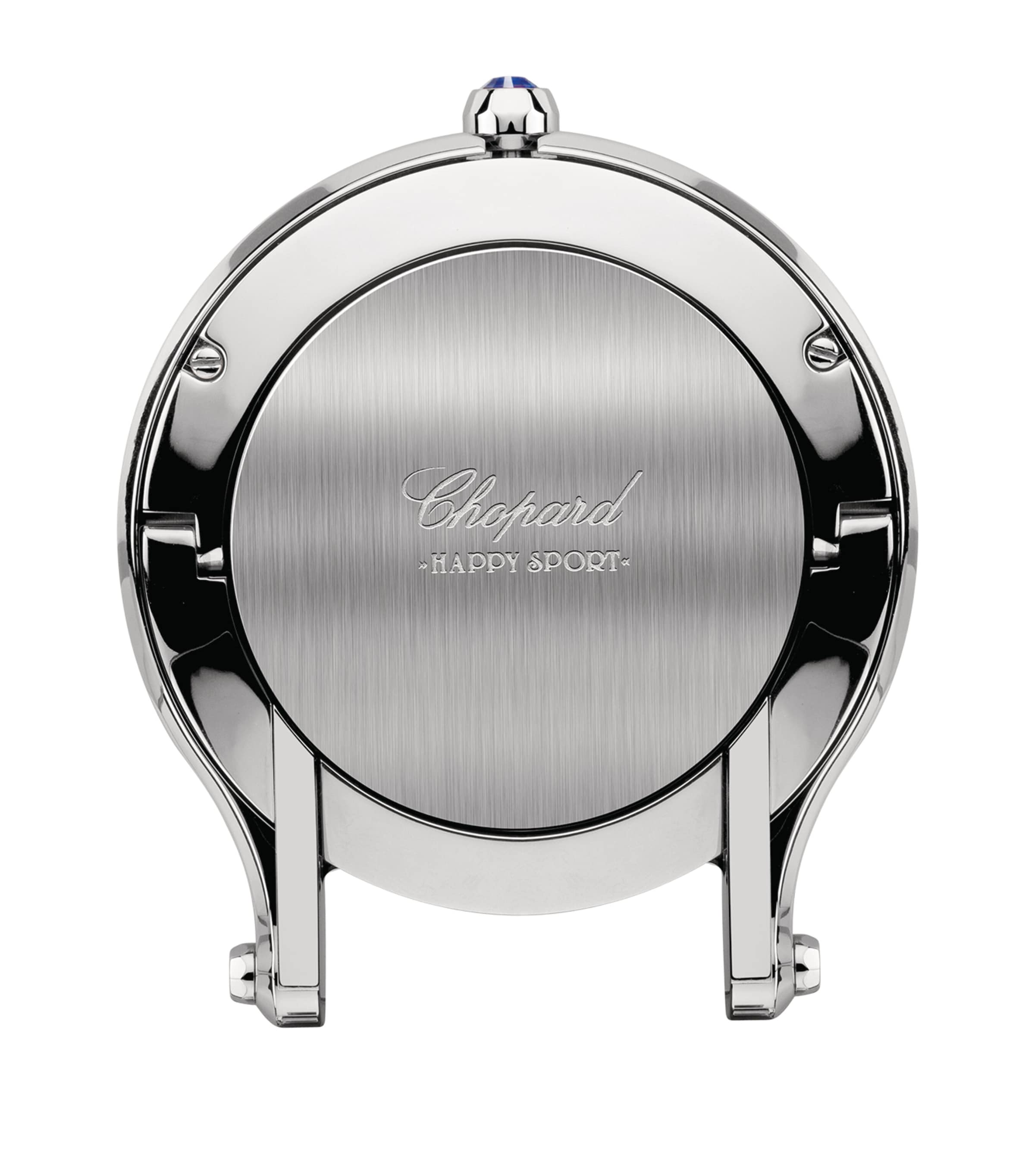 Stainless Steel Happy Sport Table Clock SILVER Image 3