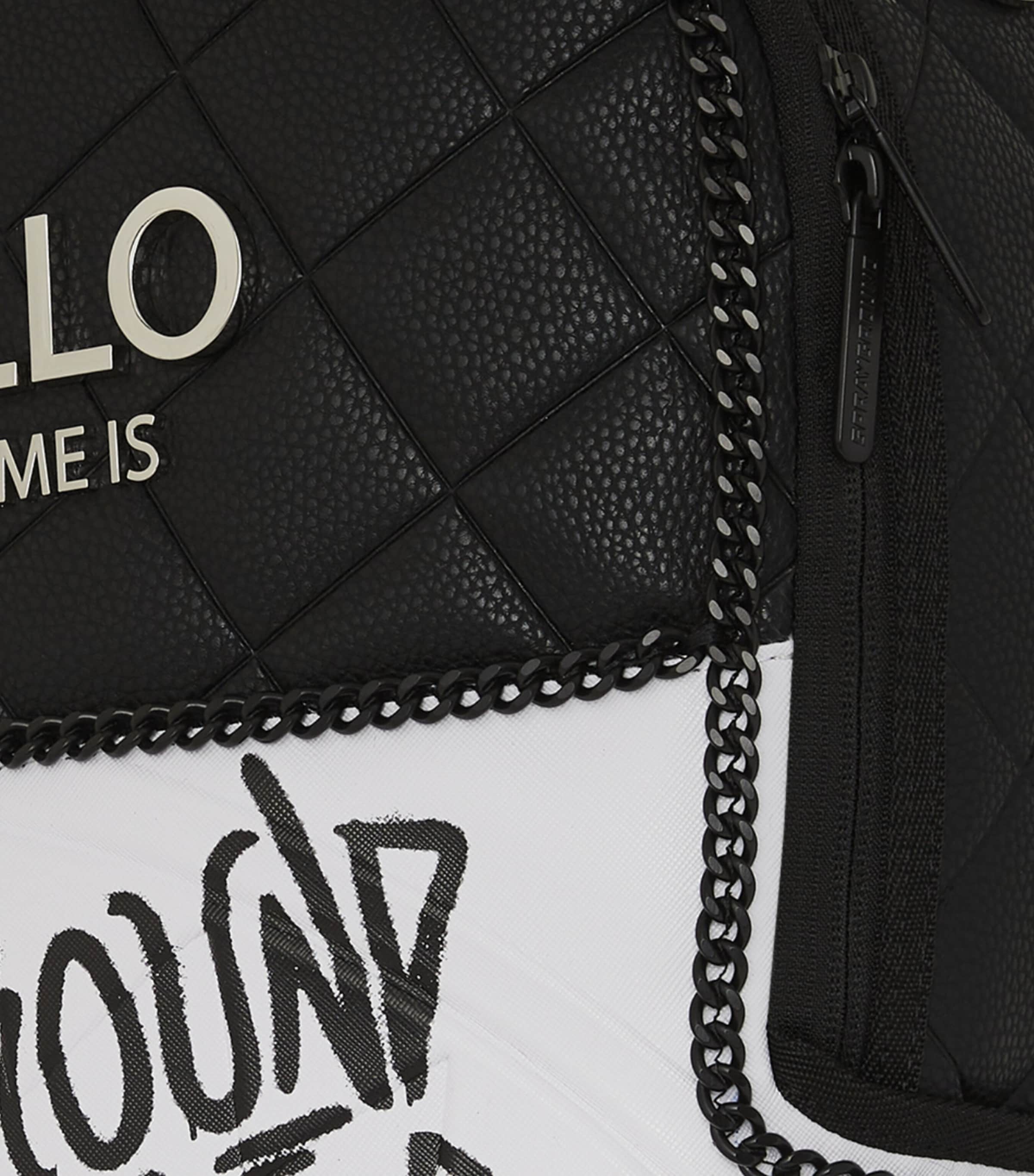 Hello My Name Is Anniversary Backpack BLACK Image 6
