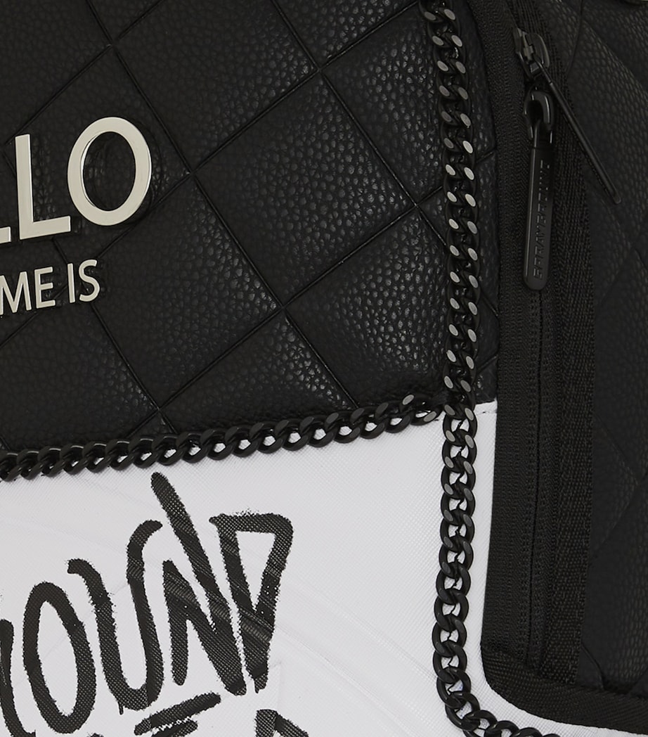 Hello My Name Is Anniversary Backpack BLACK Image 6