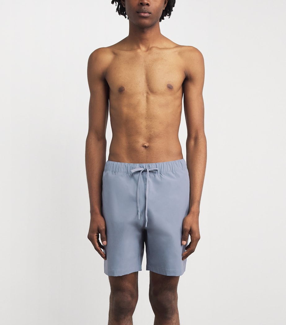 Moose Knuckles Mens Drawstring Swim Shorts Jet Stream Image 2