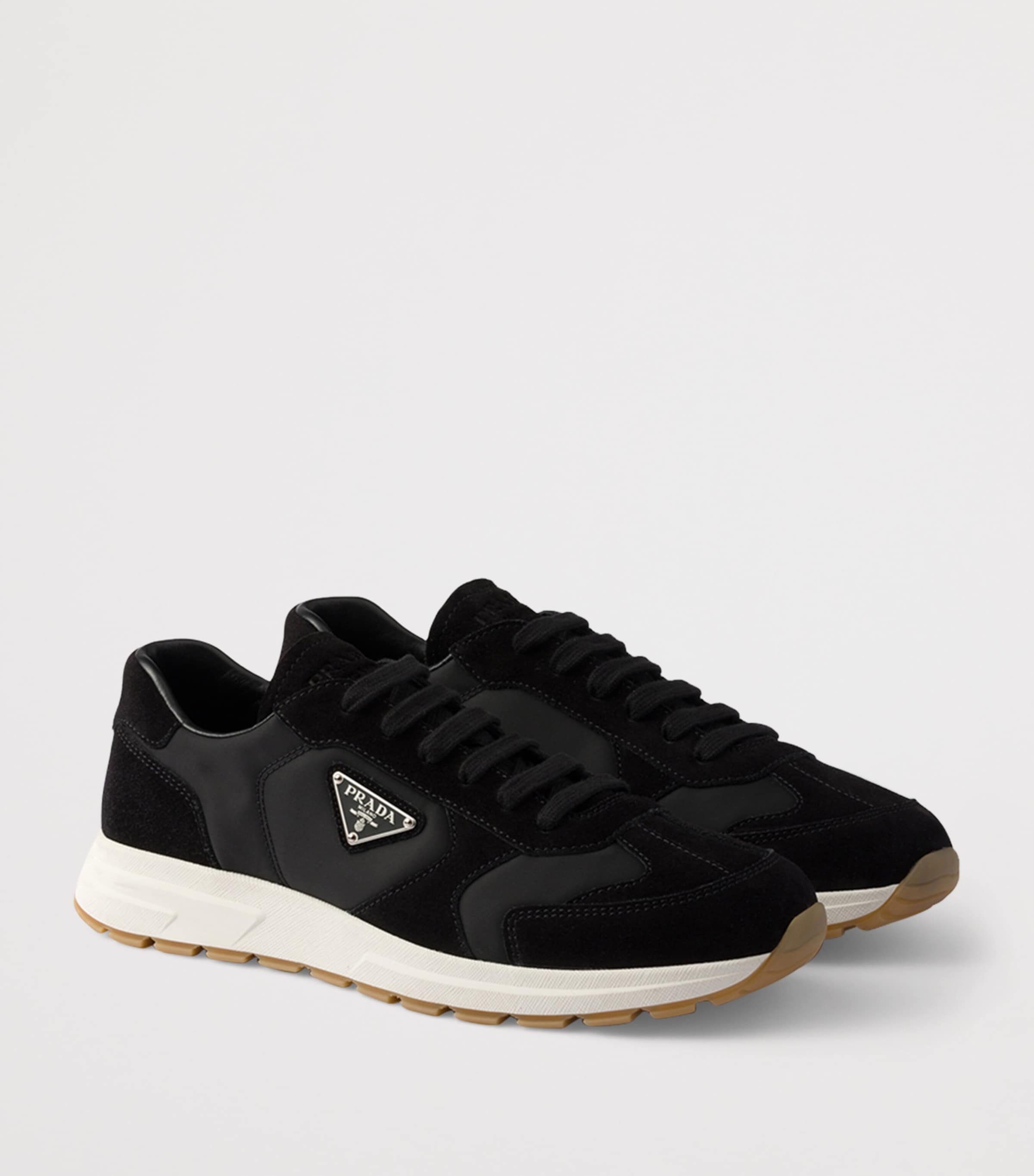 Re-Nylon and Suede Prax 2.0 Sneakers F0632 Image 2