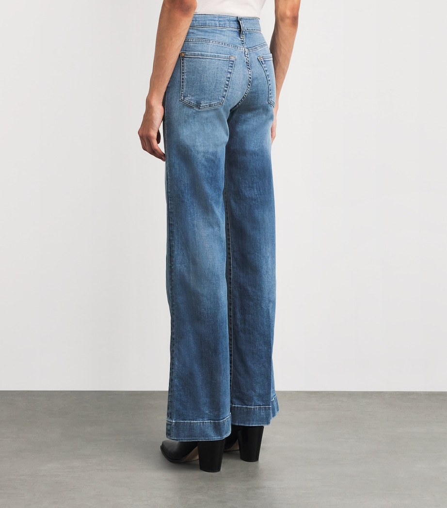 Modern Dojo Soho Flared Jeans LIGHT BLUE Image 4