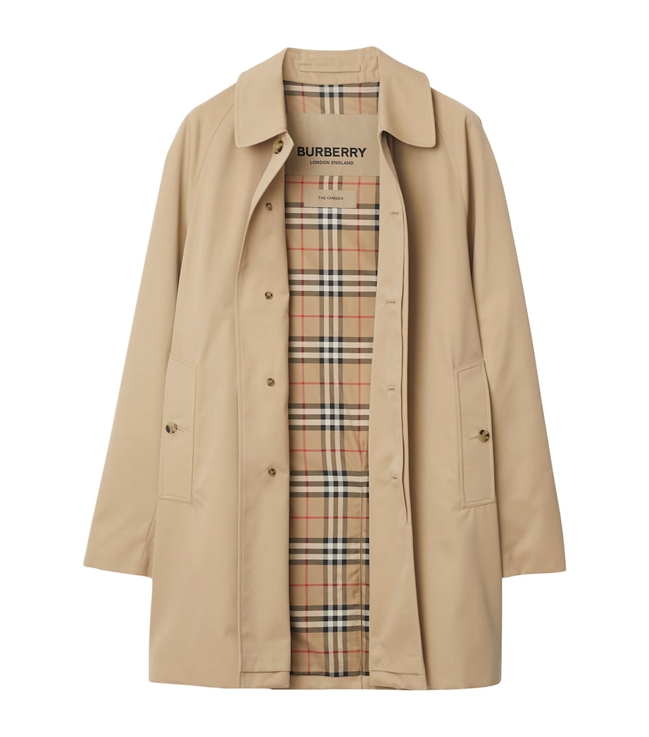 Cotton Camden Heritage Short Car Coat HONEY Image 7