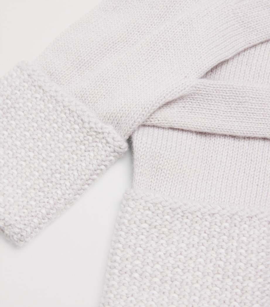 Cashmere Gloves Q25342 SNWMLT/ZNCWHT Image 2