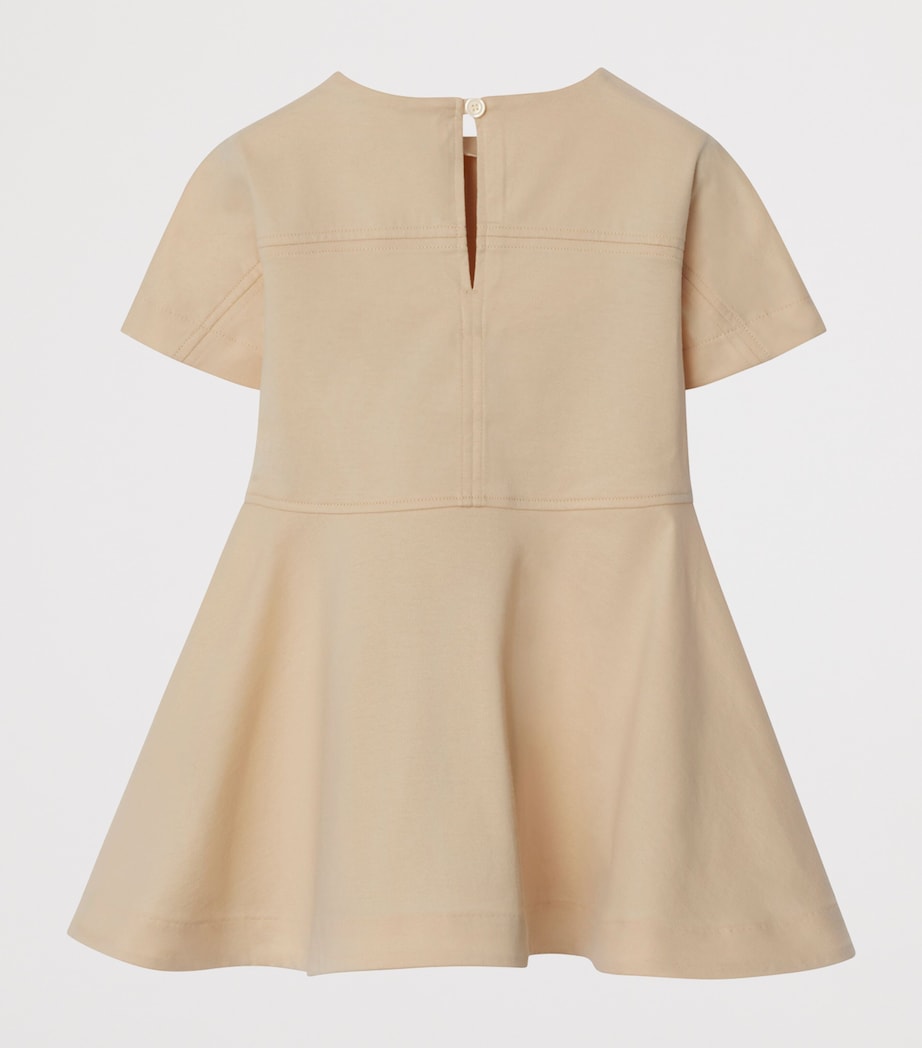 Cotton Check-Label Dress (6-24 Months) CALICO Image 2