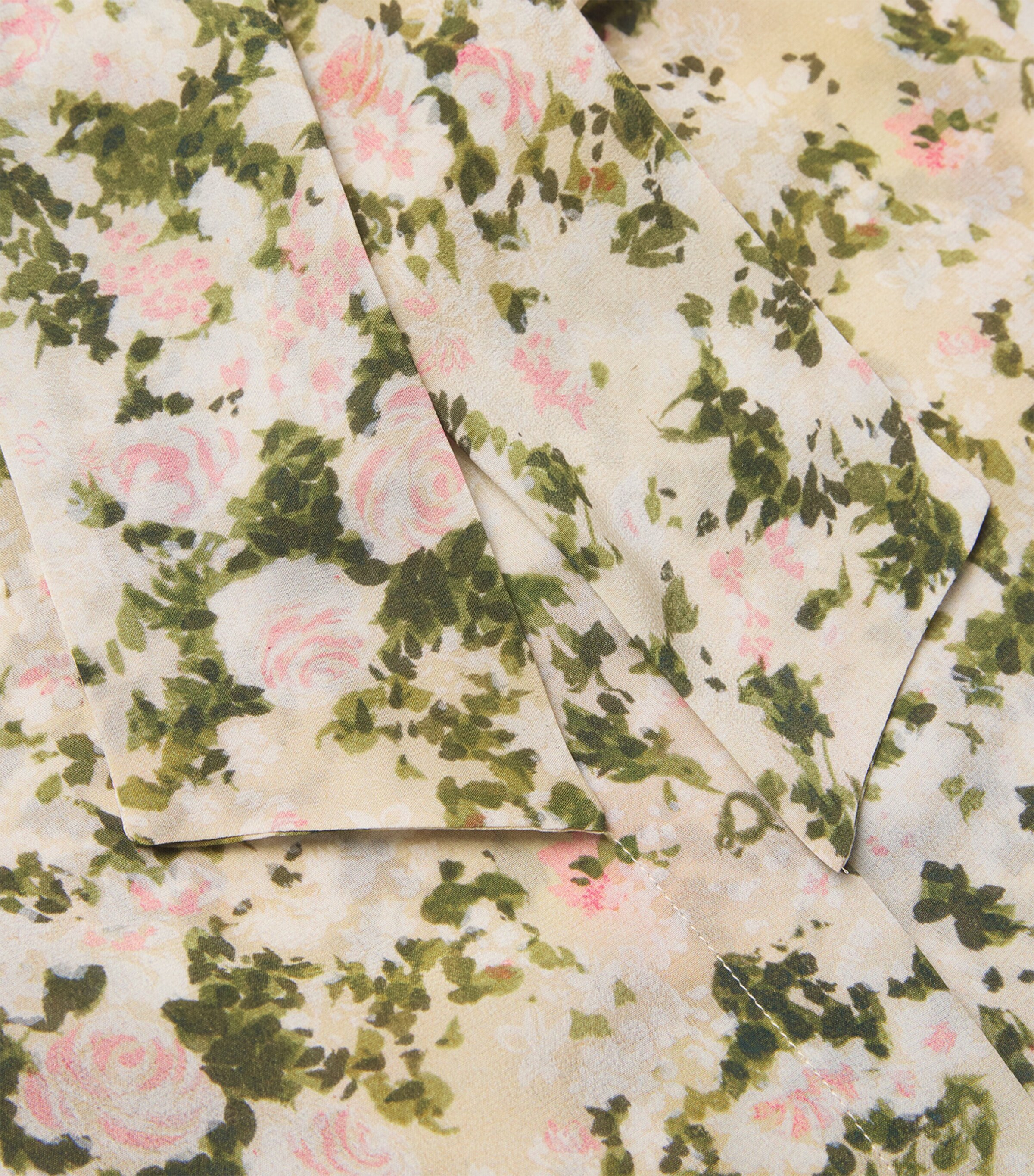 Weekend Max Mara Womens Silk Floral Print Blouse Ivory Image 5