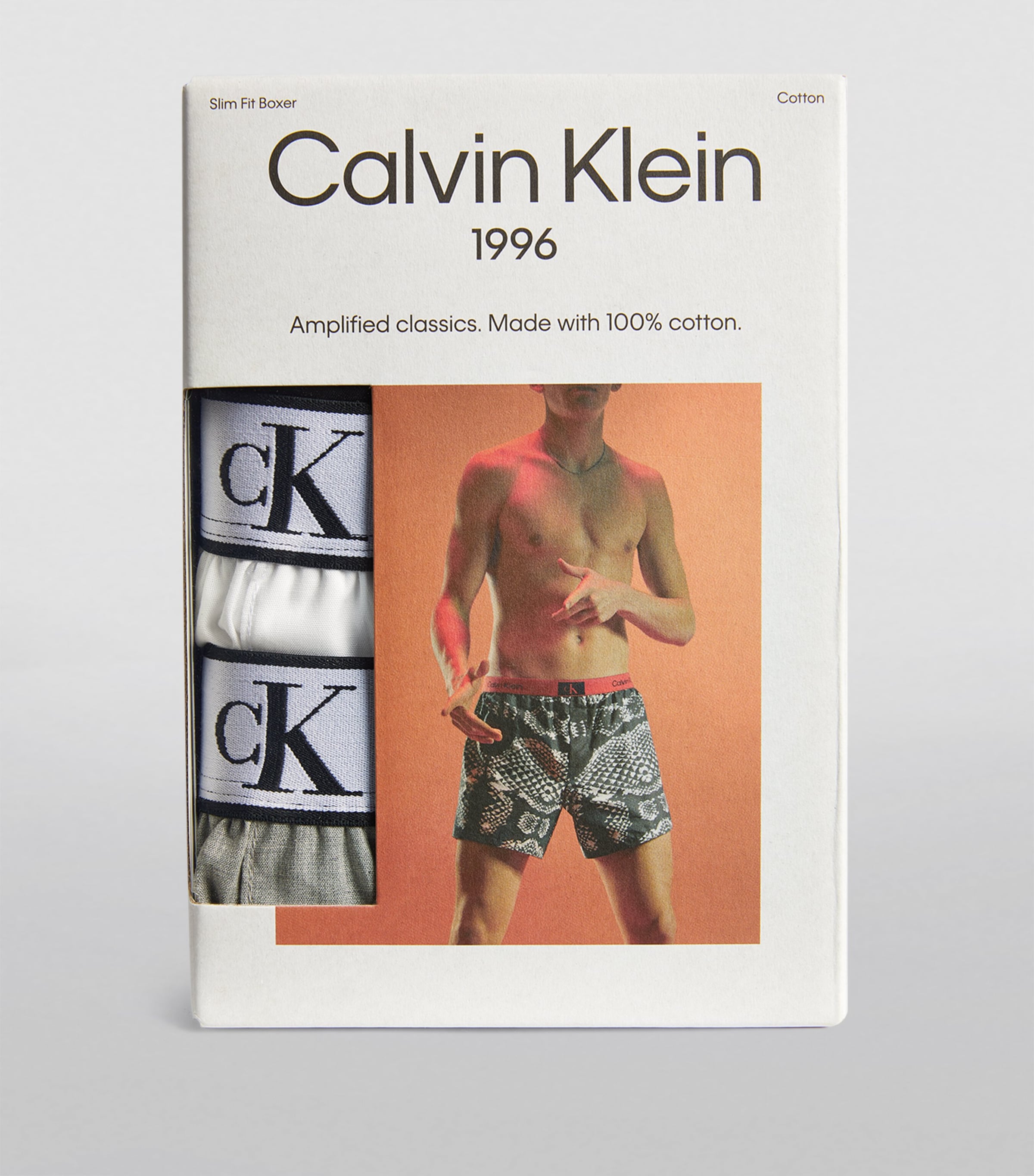 Calvin Klein 1996 Boxer Shorts (Pack of 3) | Men Clothing | Socks & Underwear | Boxers & Briefs | Designers | Calvin Klein Calvin Klein 1996 Boxer Shorts (Pack of 3) | Men Clothing | Socks & Underwear | Boxers & Briefs | Designers | Calvin Klein