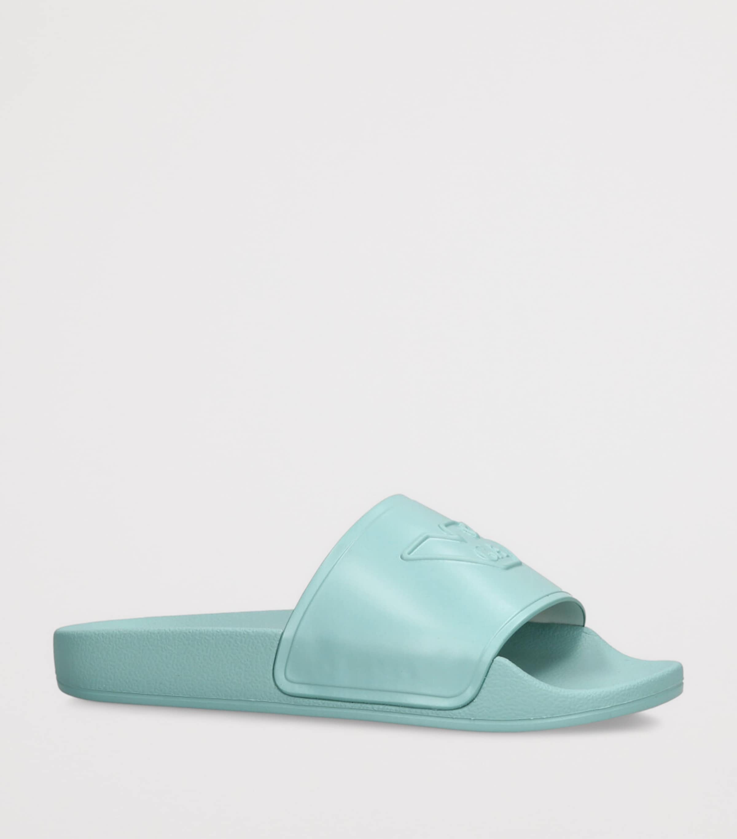 Giorgio Armani Logo Slides Teal Image 3