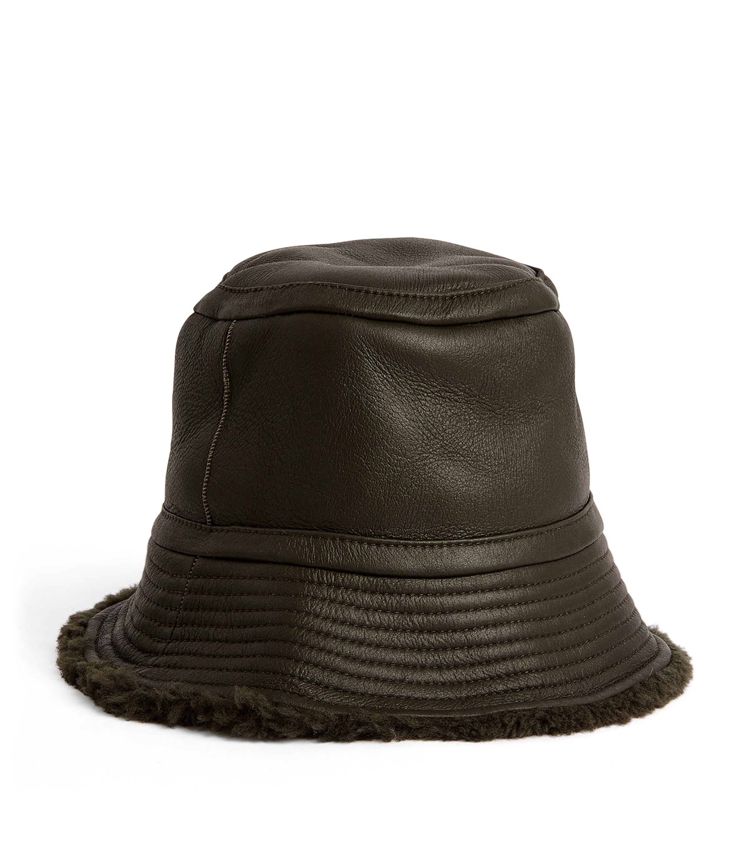Yves Salomon Merino-Lambskin Bucket Hat Image 3