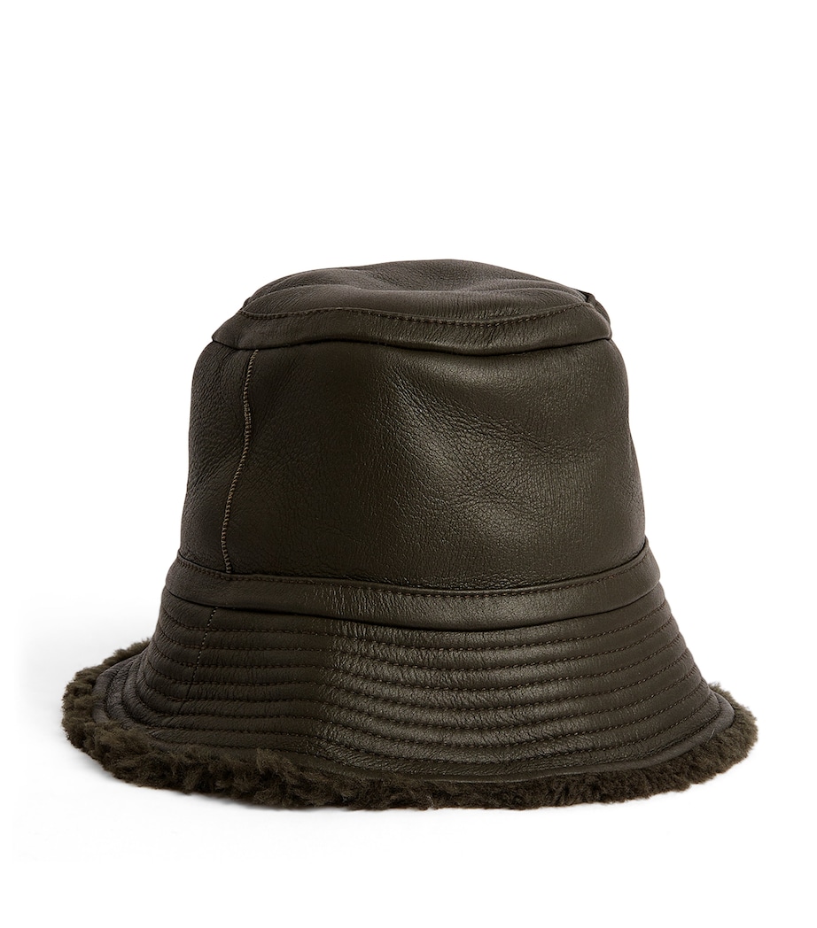 Yves Salomon Merino-Lambskin Bucket Hat Image 3