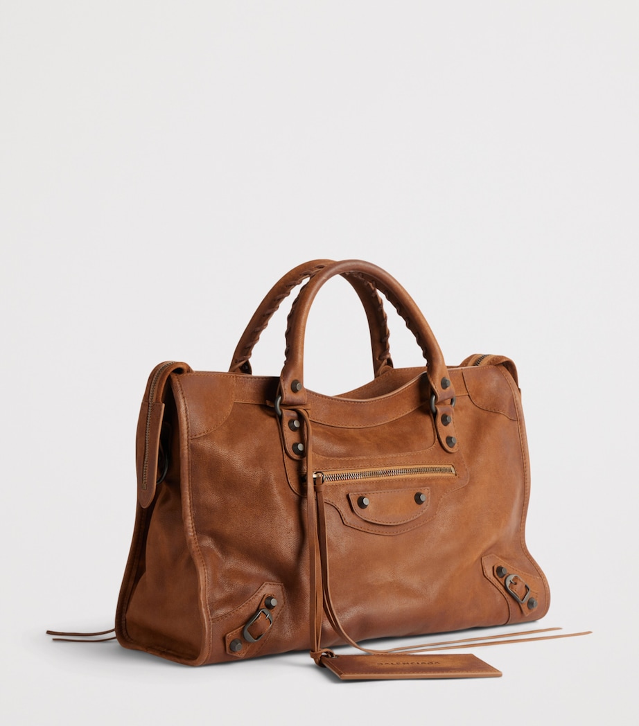 Balenciaga Medium Goatskin Le City Top-Handle Bag Image 3