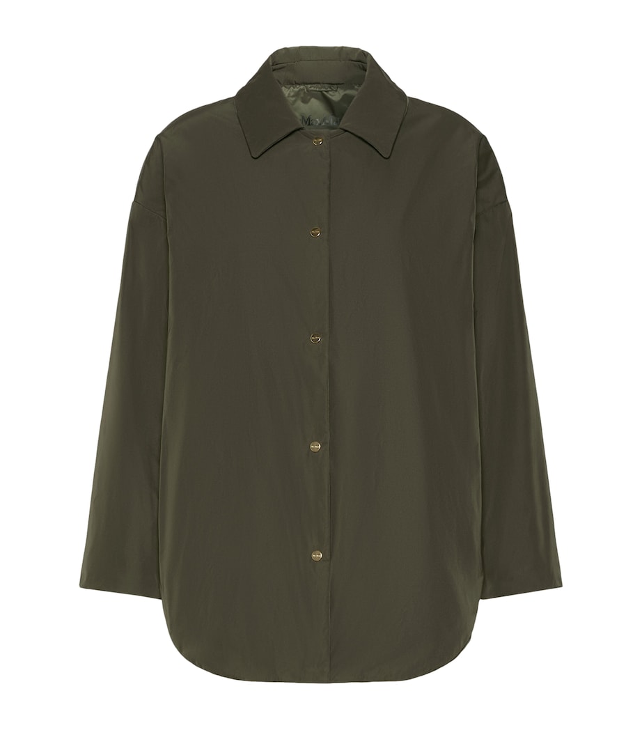 Max Mara Womens Reversible Padded Jacket Kaki Image 1