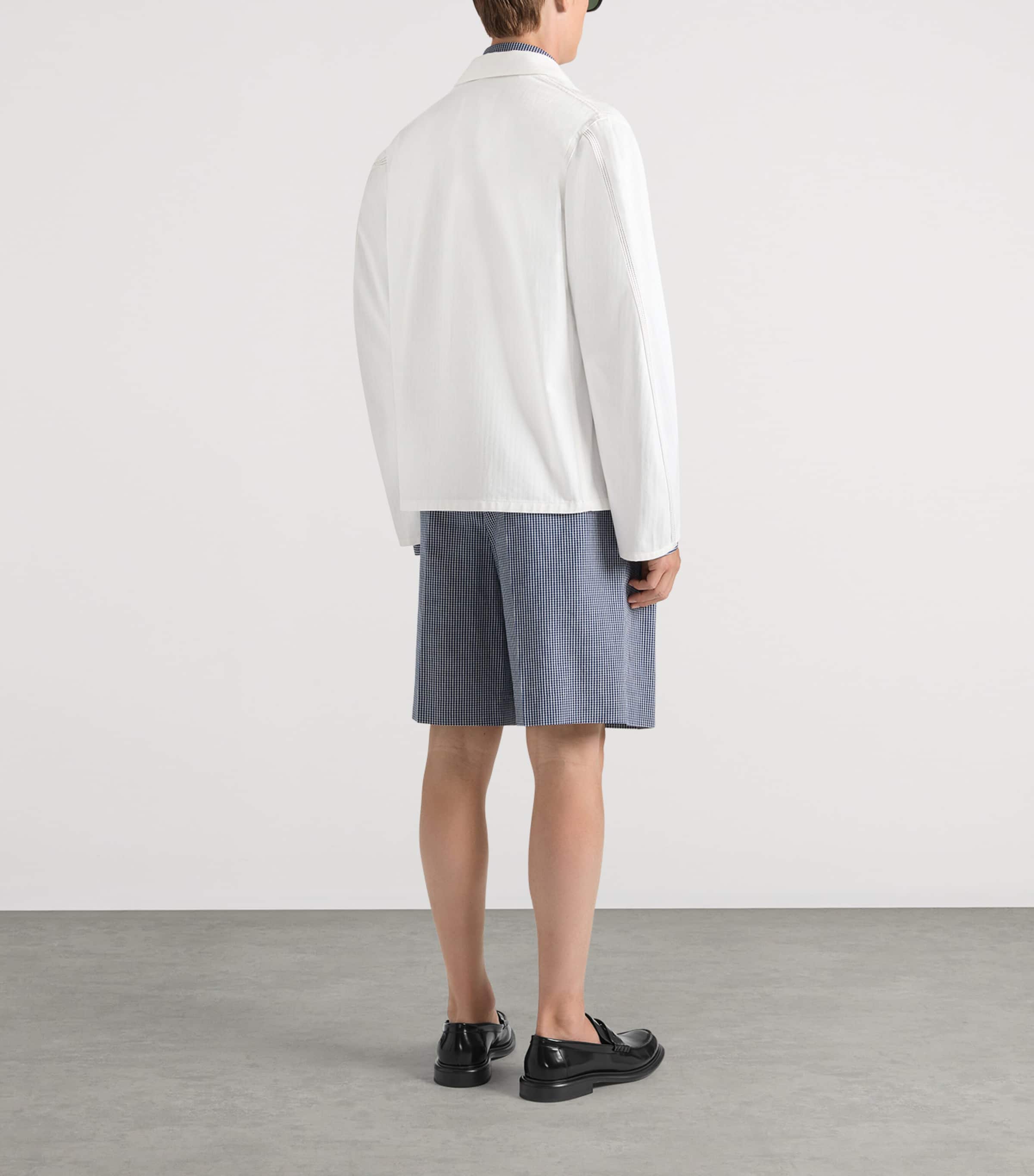 Denim Jacket WHITE Image 3