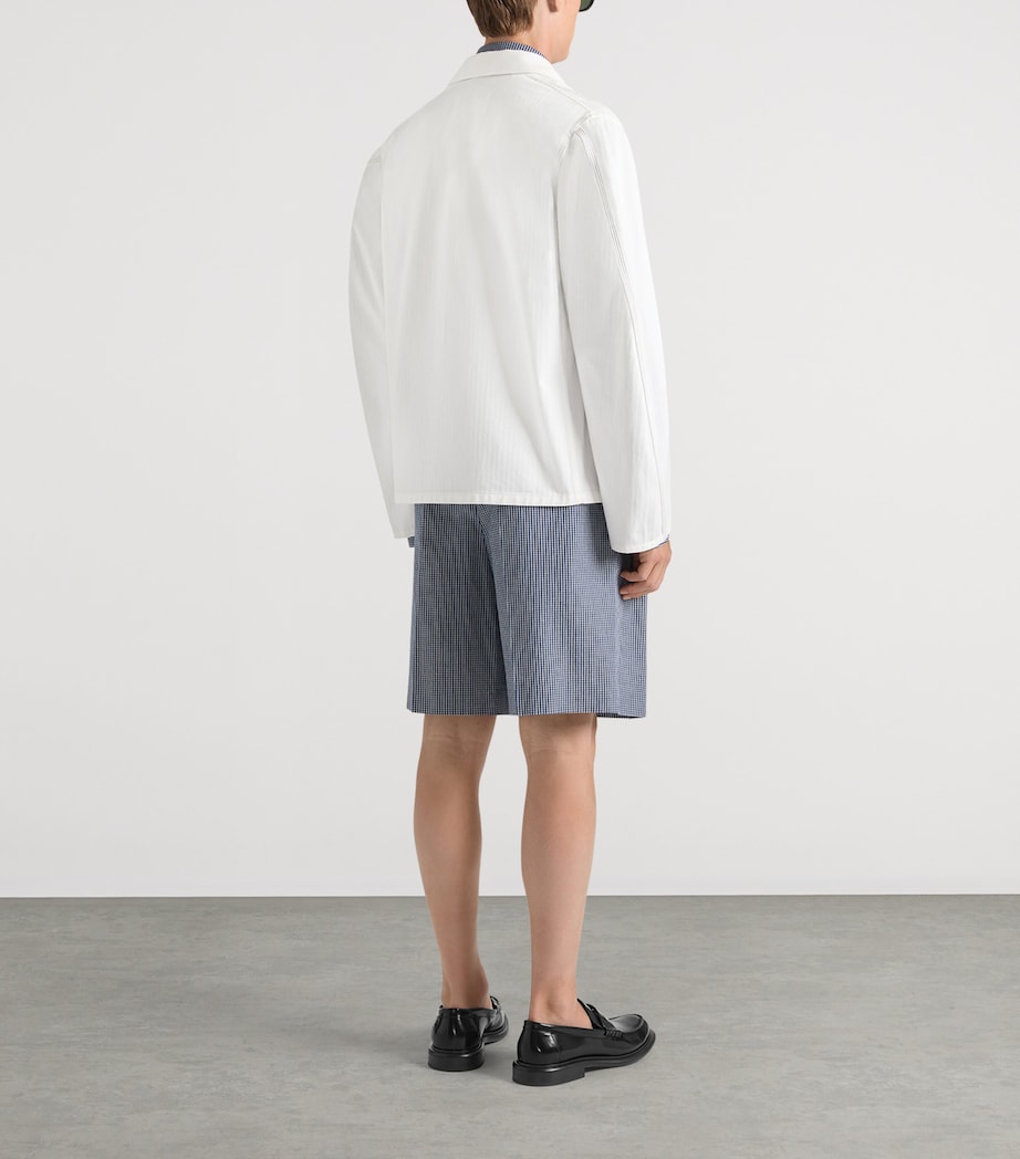 Denim Jacket WHITE Image 3