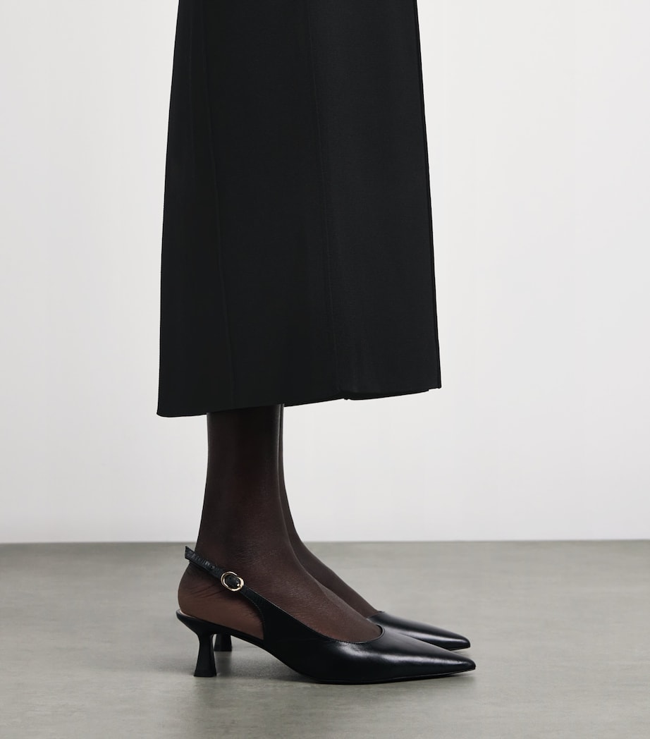 Milano Knit Mille Midi Dress BLACK Image 4