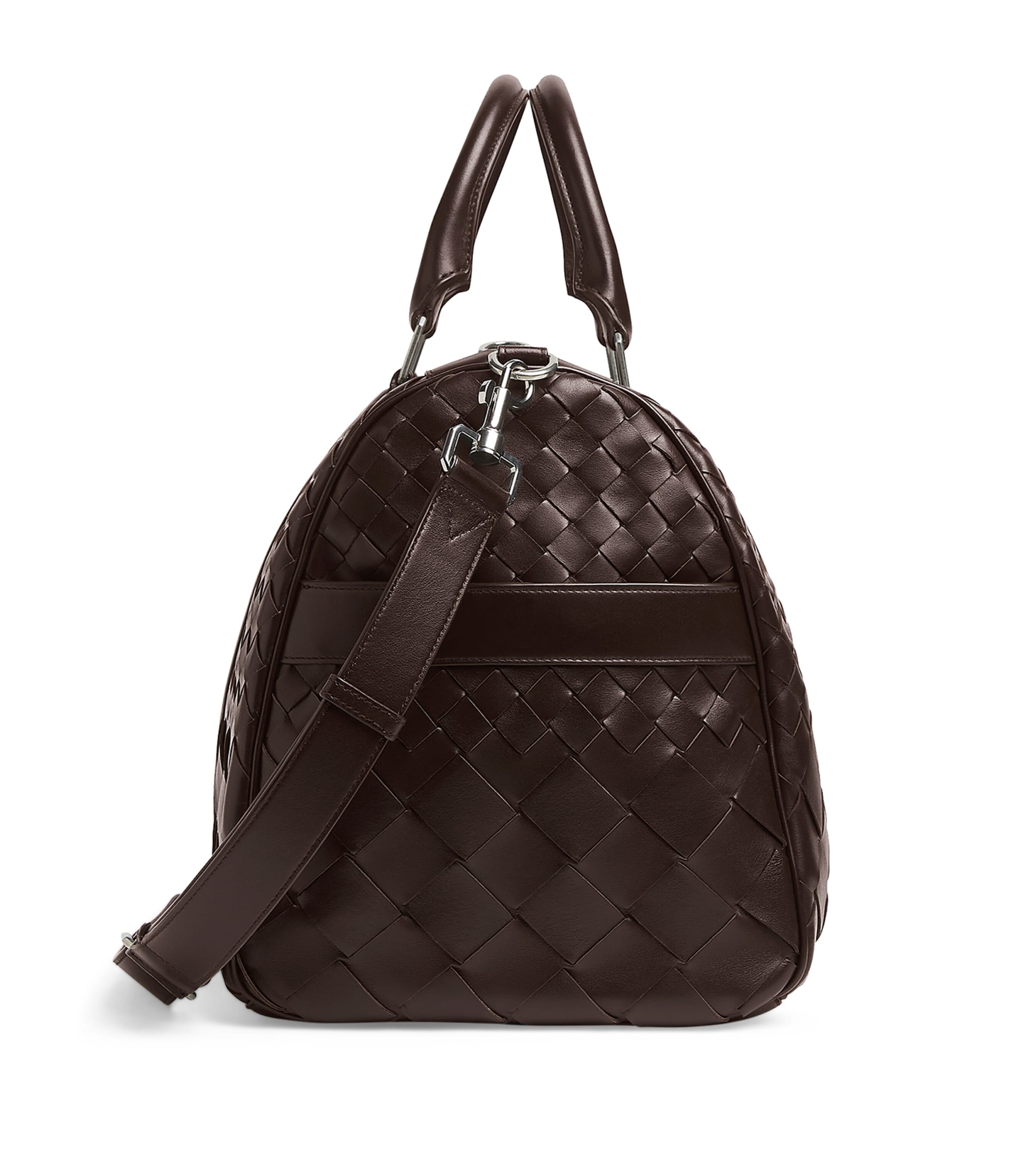 Bottega Veneta Medium Leather Intrecciato Duffle Bag Image 2