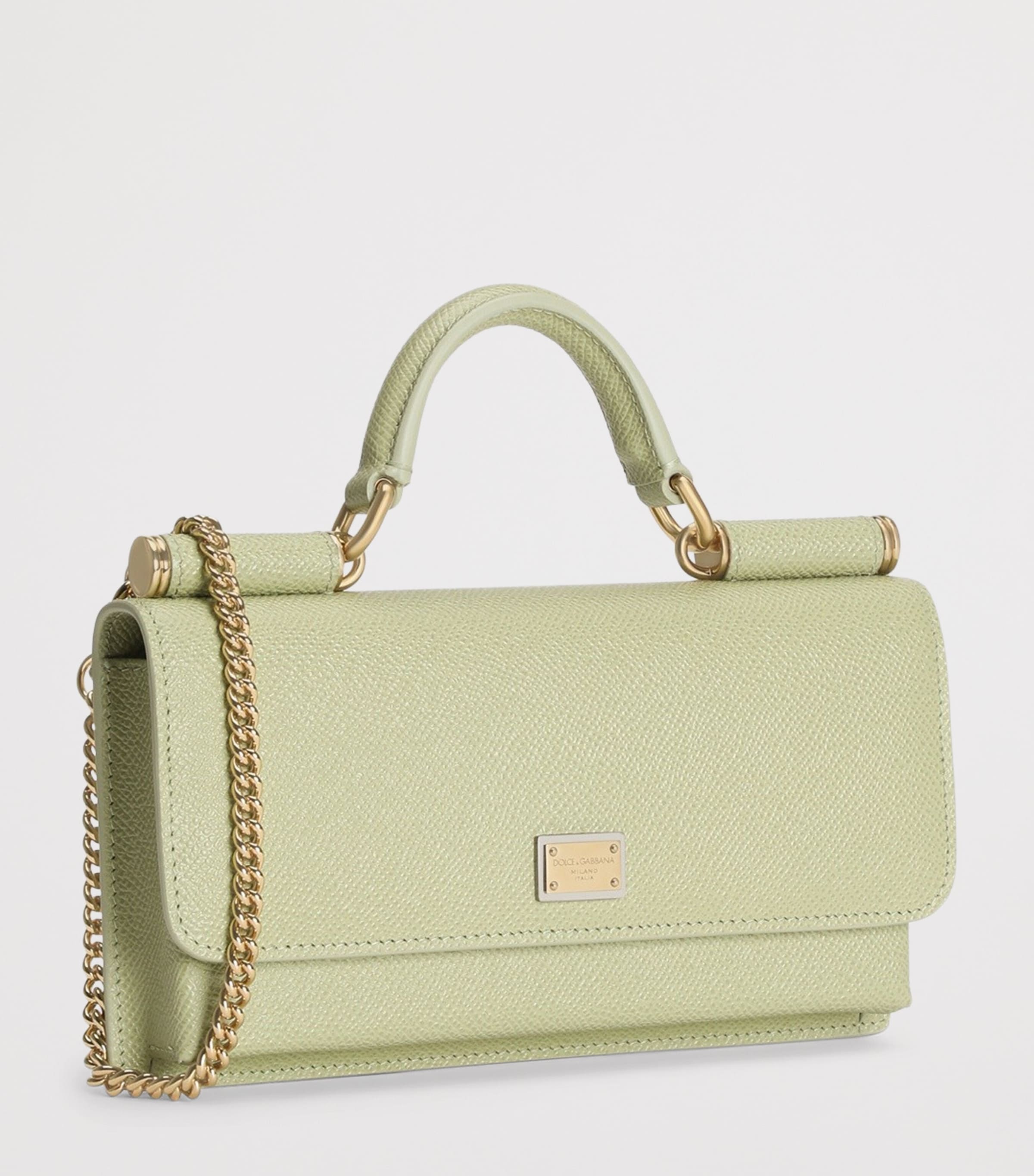 Dolce&Gabbana Micro Calfskin DG Millennials Phone Bag Sage Gree Image 2