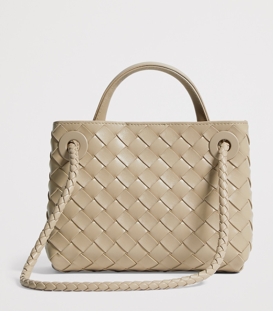 Bottega Veneta Womens Mini Leather Andiamo Top-Handle Bag Image 5