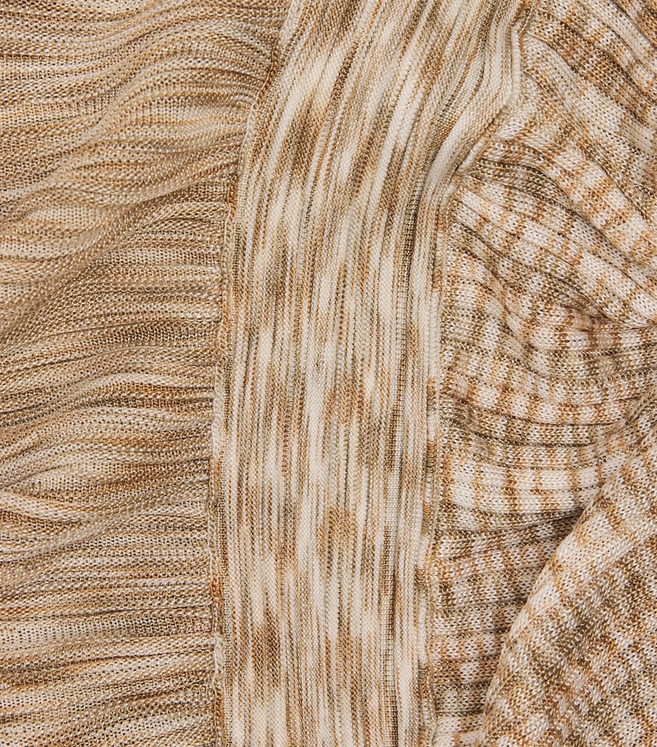 Knitted Saoirse Midi Dress 413 NATURAL-CAMEL Image 5