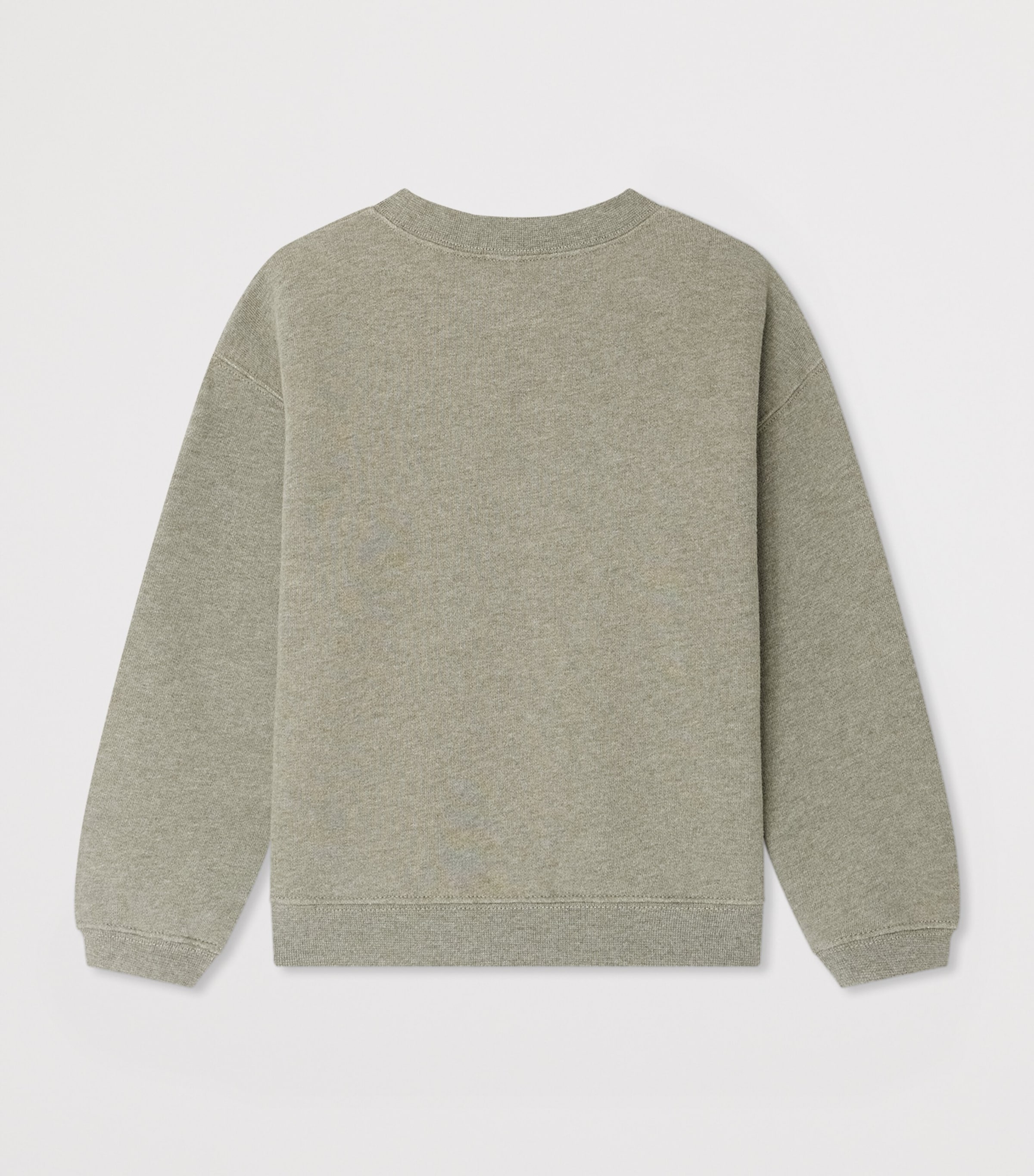 Organic Cotton Embroidered Sweatshirt (4-8 Years) VERT DE GRIS Image 2