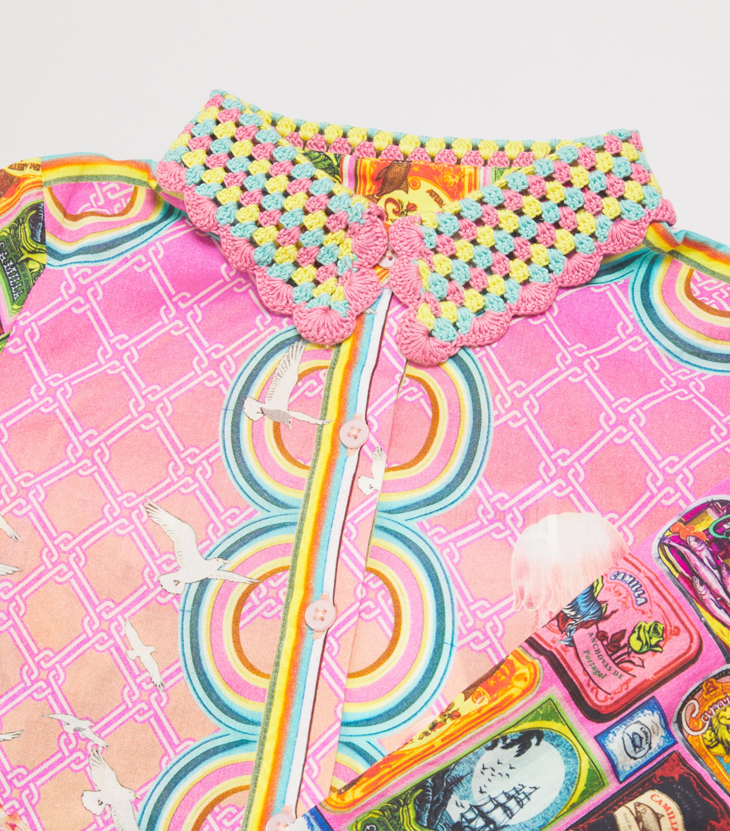 Cotton Salty Splendour Shirt Dress (4-10 Years) SALTSPLD Image 3