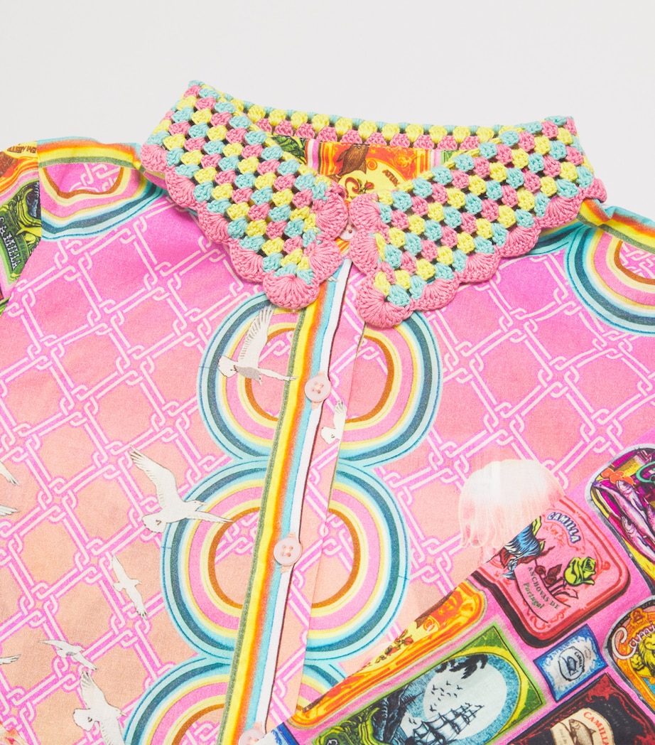 Cotton Salty Splendour Shirt Dress (4-10 Years) SALTSPLD Image 3