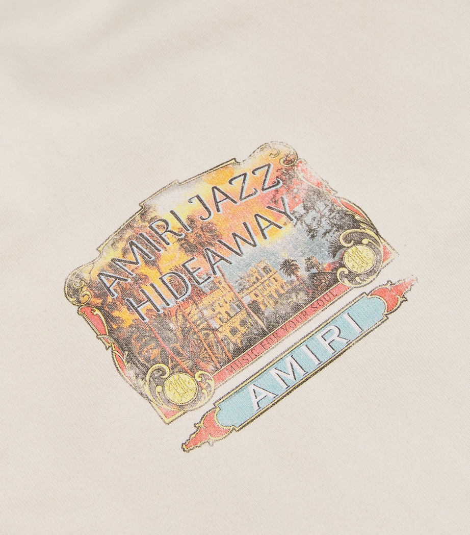 Cotton Jazz Hideaway Print T-Shirt IVORY Image 5