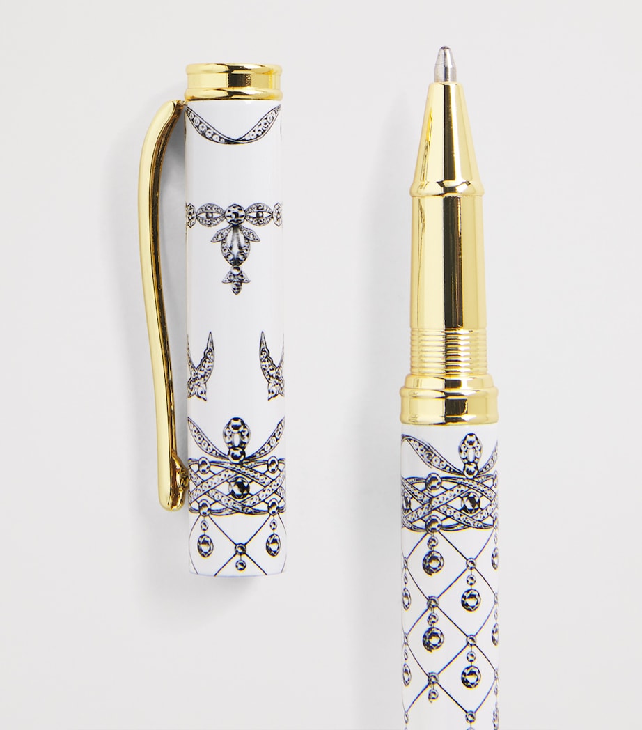 Harrods Printed Pen White Image 3