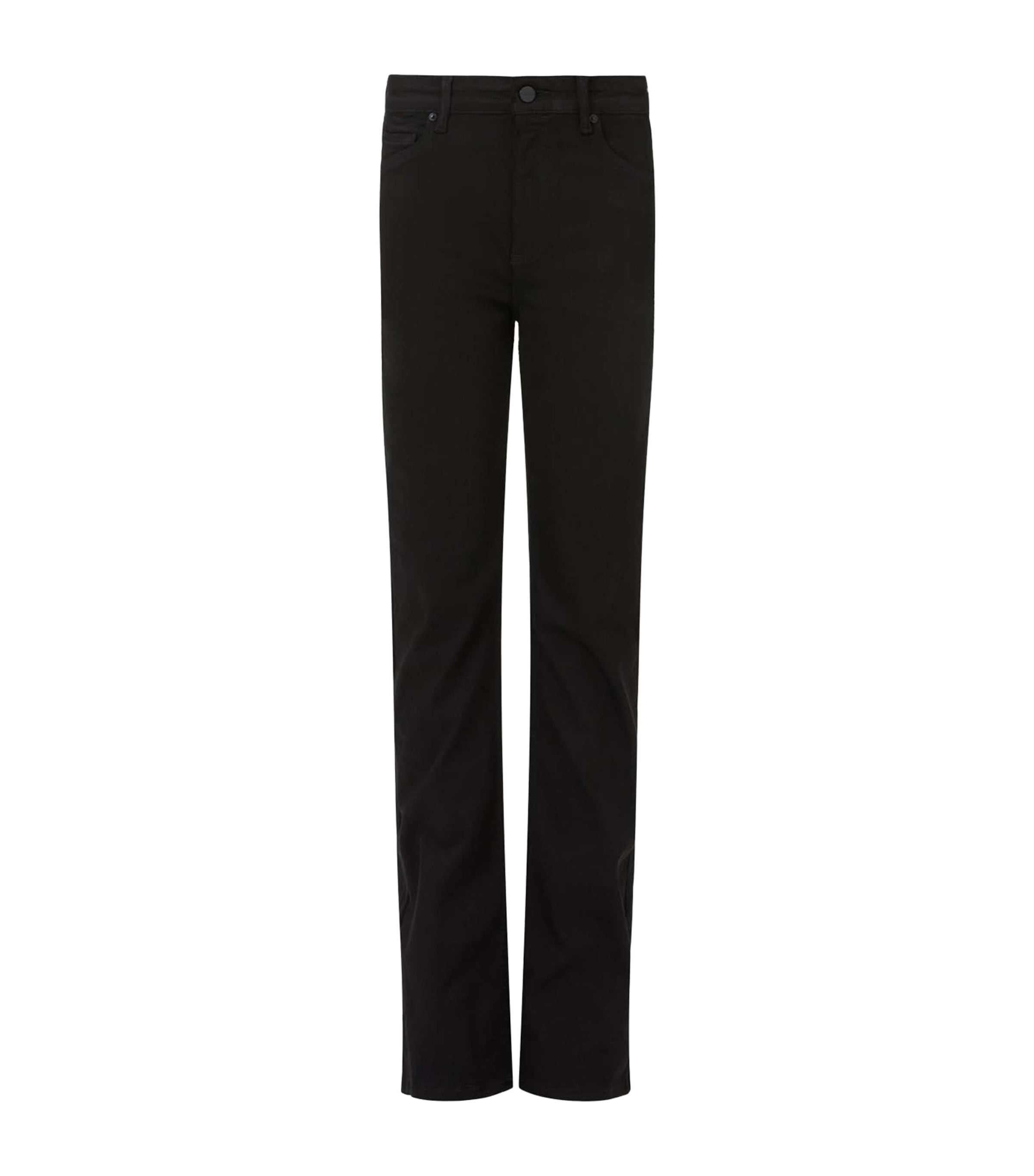 Allsaints Haldan Slim Bootcut Jeans In Black