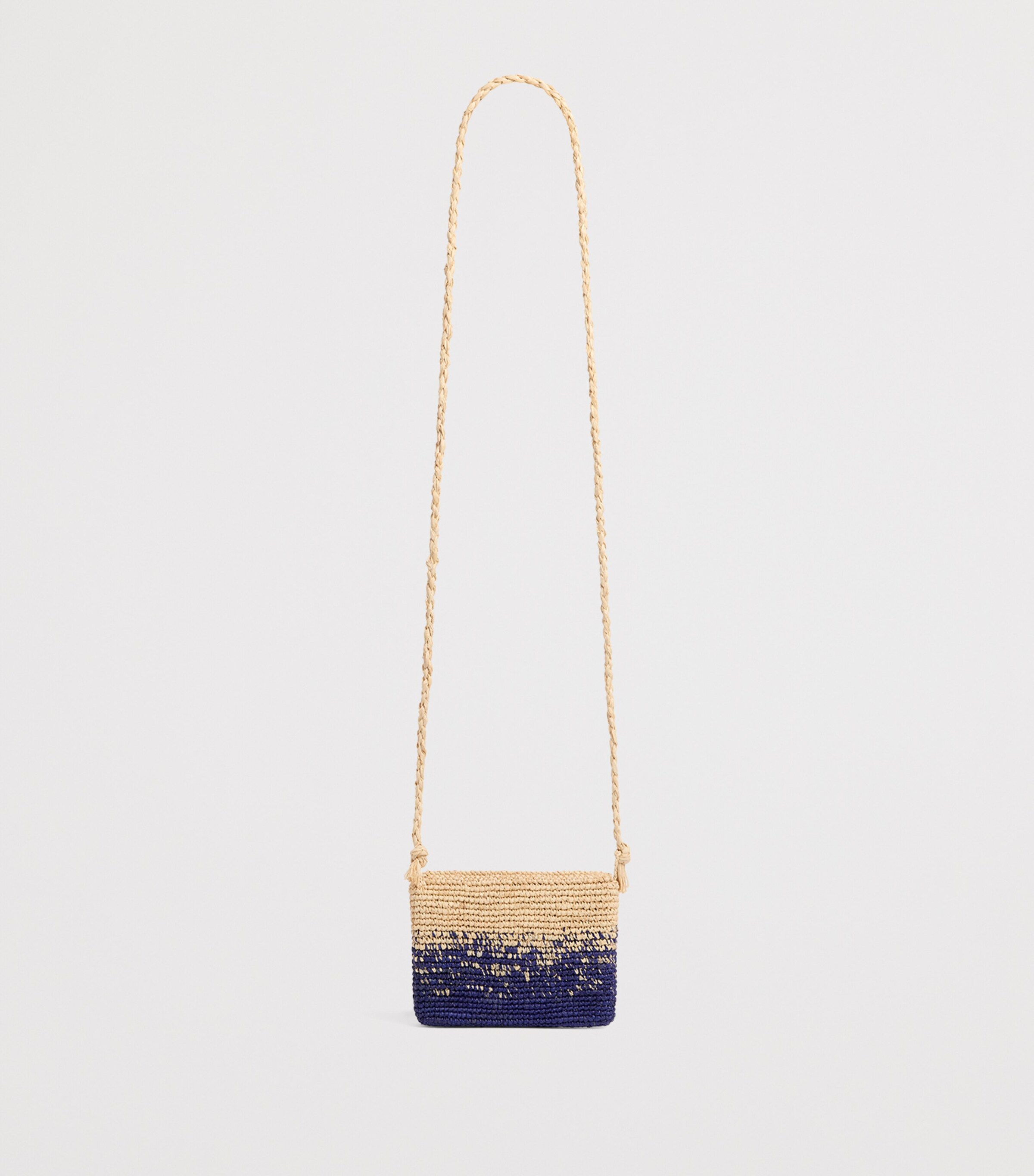 Bonpoint Raffia Cross-Body Bag Marine Image 2