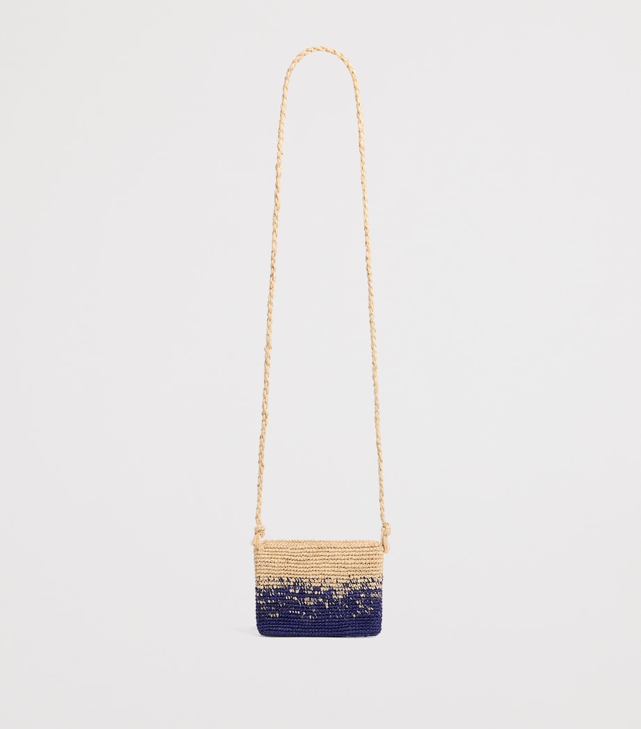 Bonpoint Raffia Cross-Body Bag Marine Image 2