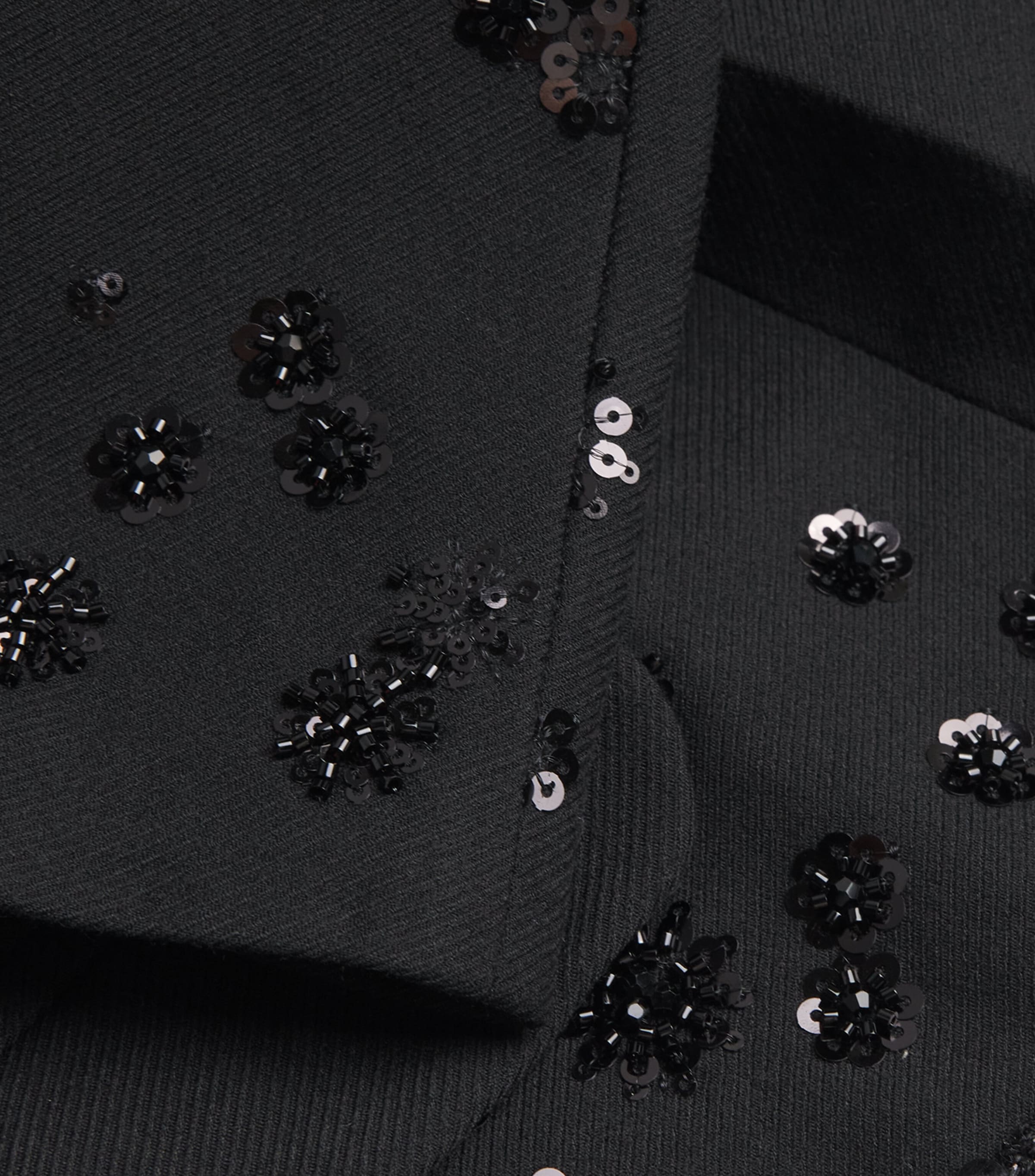 Embellished Cropped Jacket BLACK Image 5