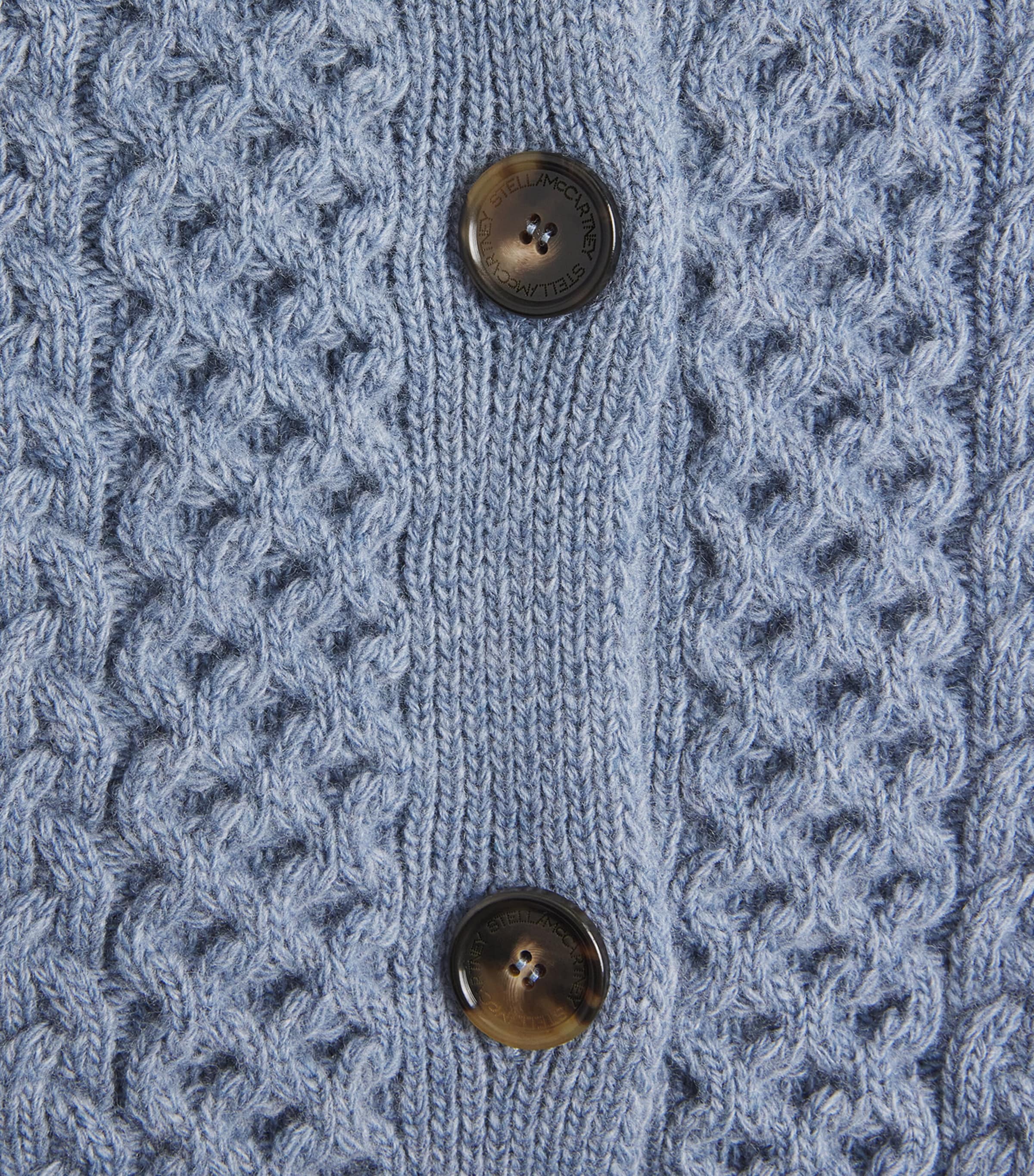 Wool Hybrid Shirt-Cardigan 1405 BLUE/GREY Image 5