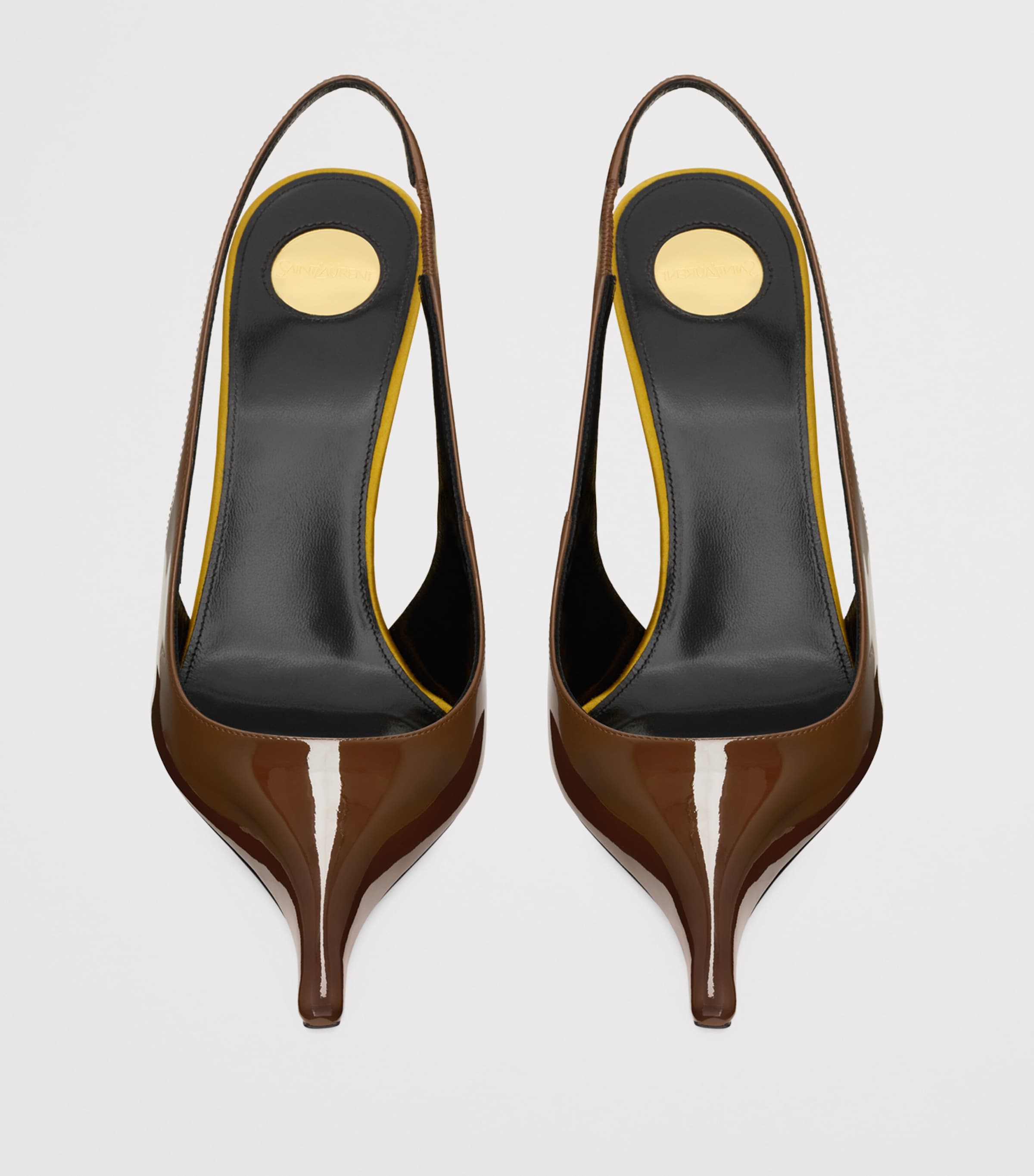 Patent Leather Amalia Slingback Pumps 110 2584 Image 2