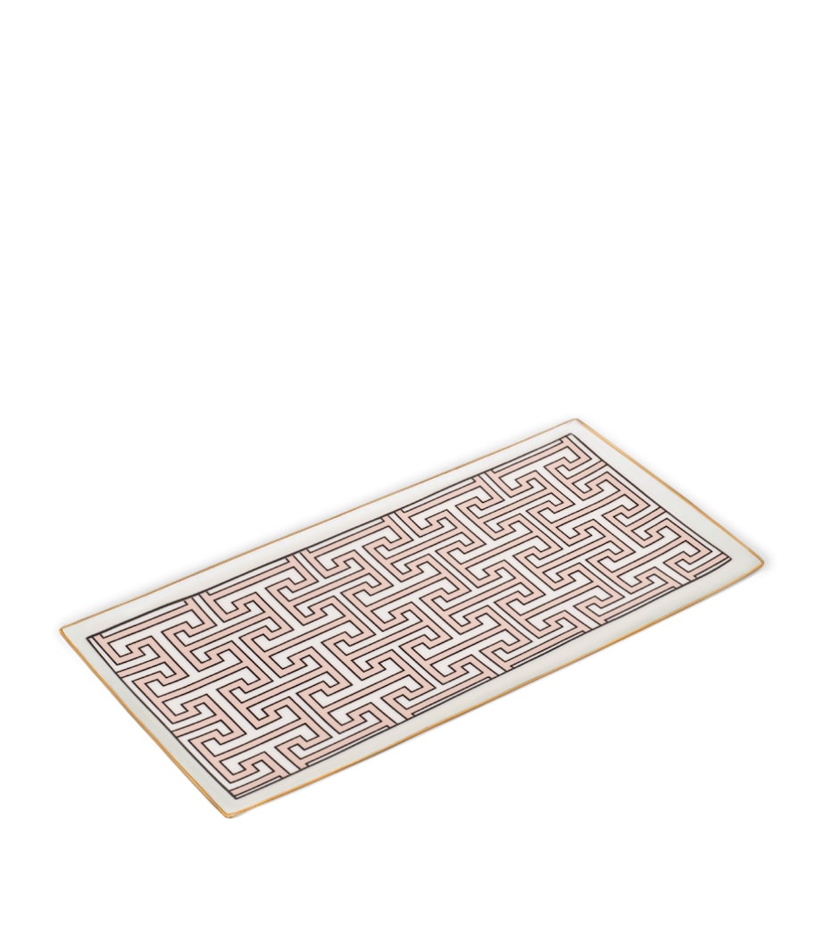 O.W.London Bone China Maze Serving Plate (29.5cm) Blush Image 1