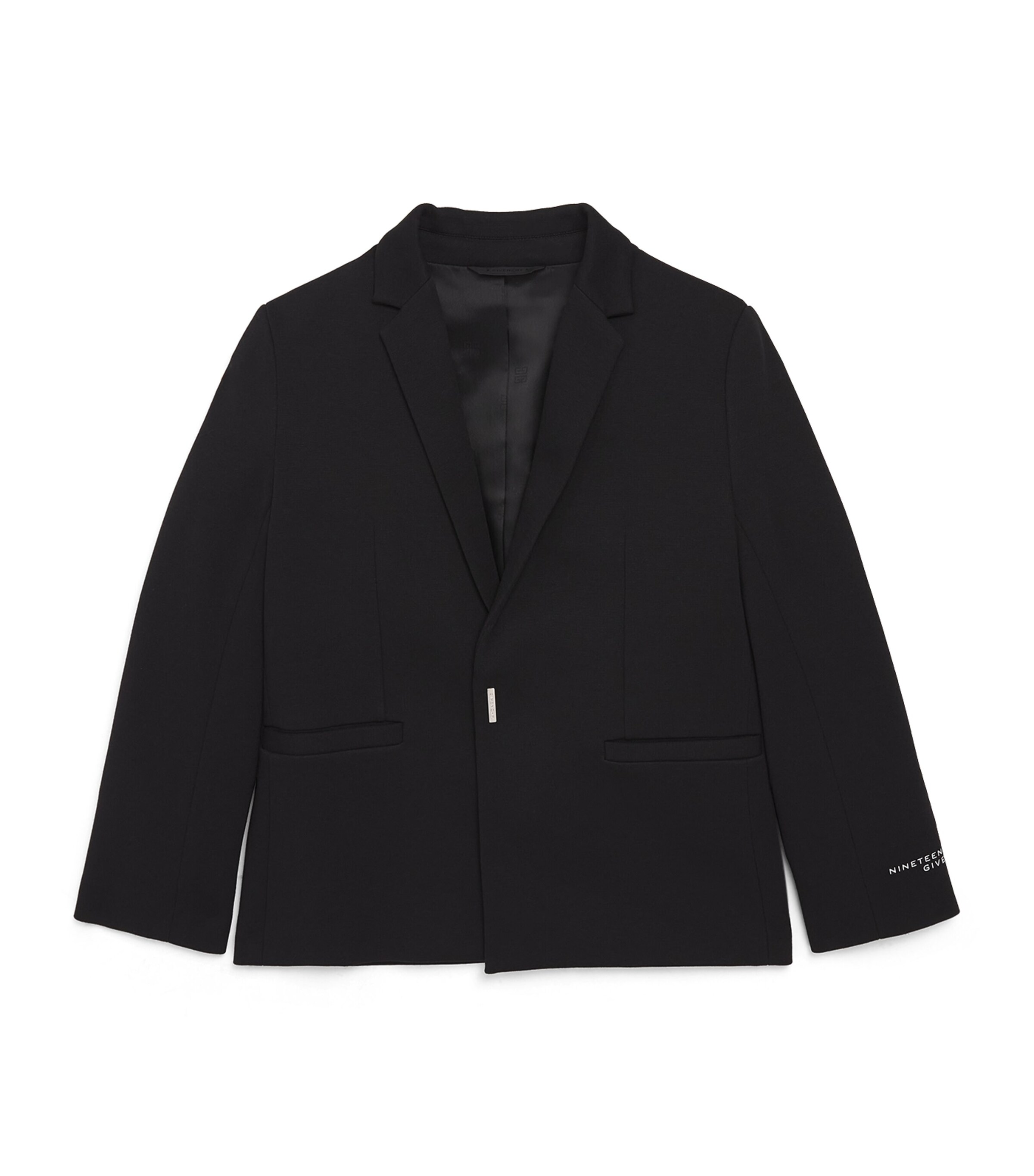 Givenchy Notched-lapel Single-breasted Blazer In Black