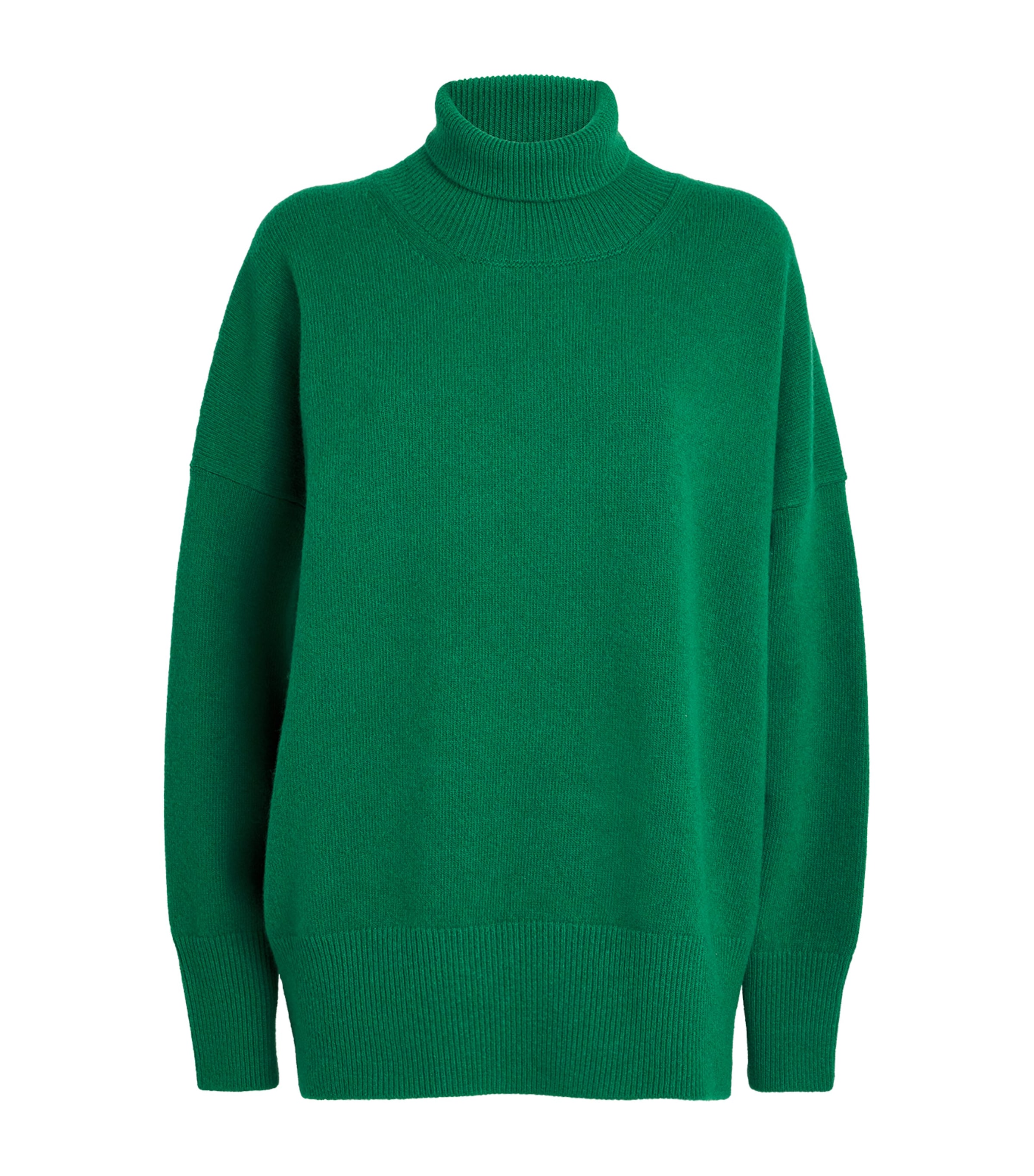 Rohe Wool Oversized Rollneck Sweater In Green