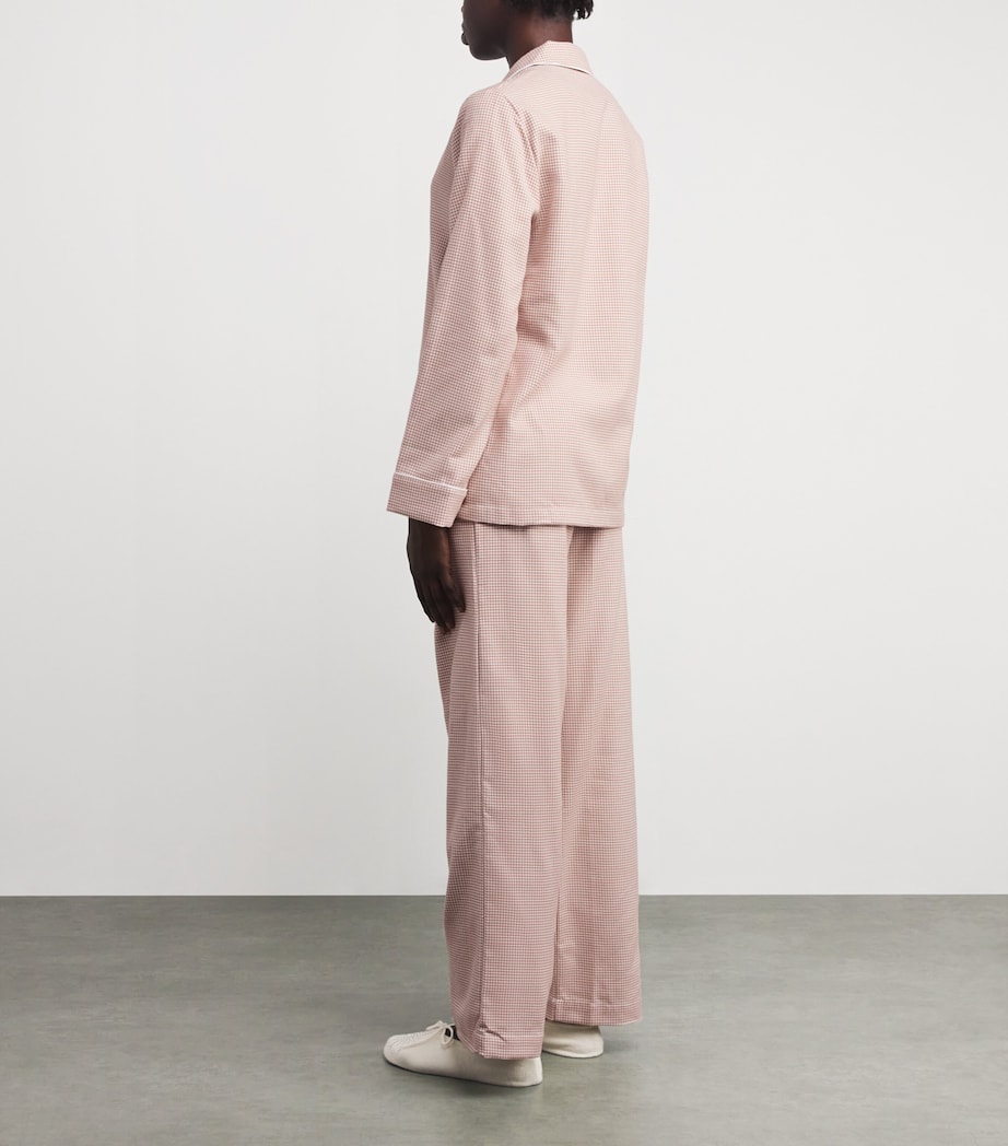 Houndstooth Kelburn Pyjama Set BEI/NEUTRAL Image 3