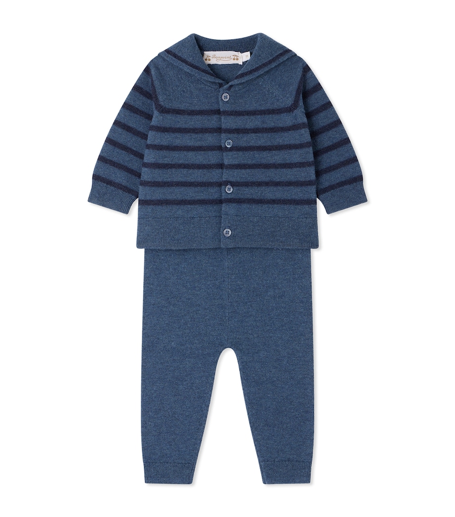 Bonpoint Wool-Cotton Sweater and Leggings Set (3-18 Months) Ra Jean Fonce Image 1