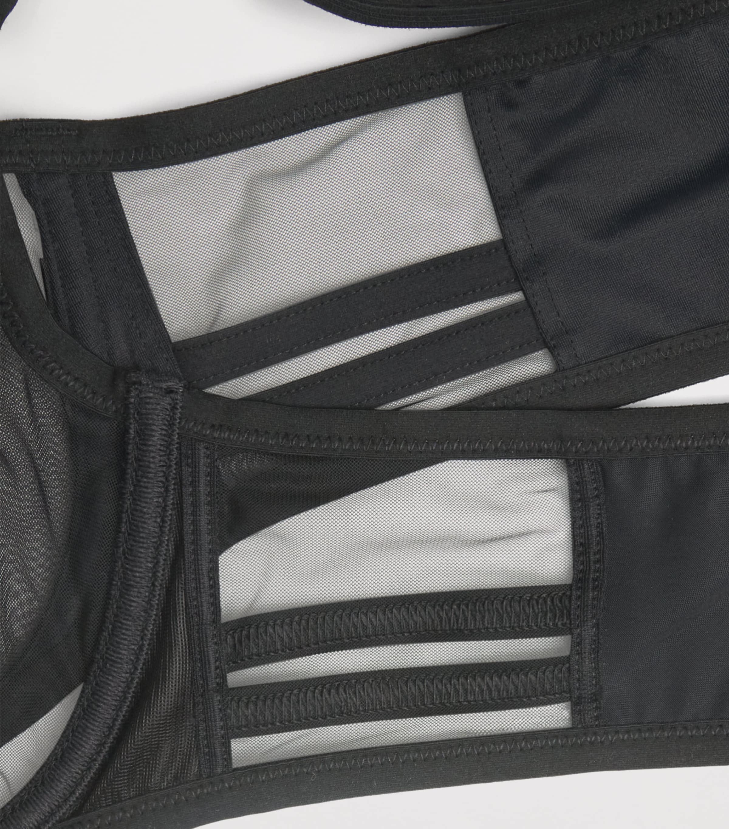 Maison Lejaby Womens Nufit Panelled Bra Black Image 2