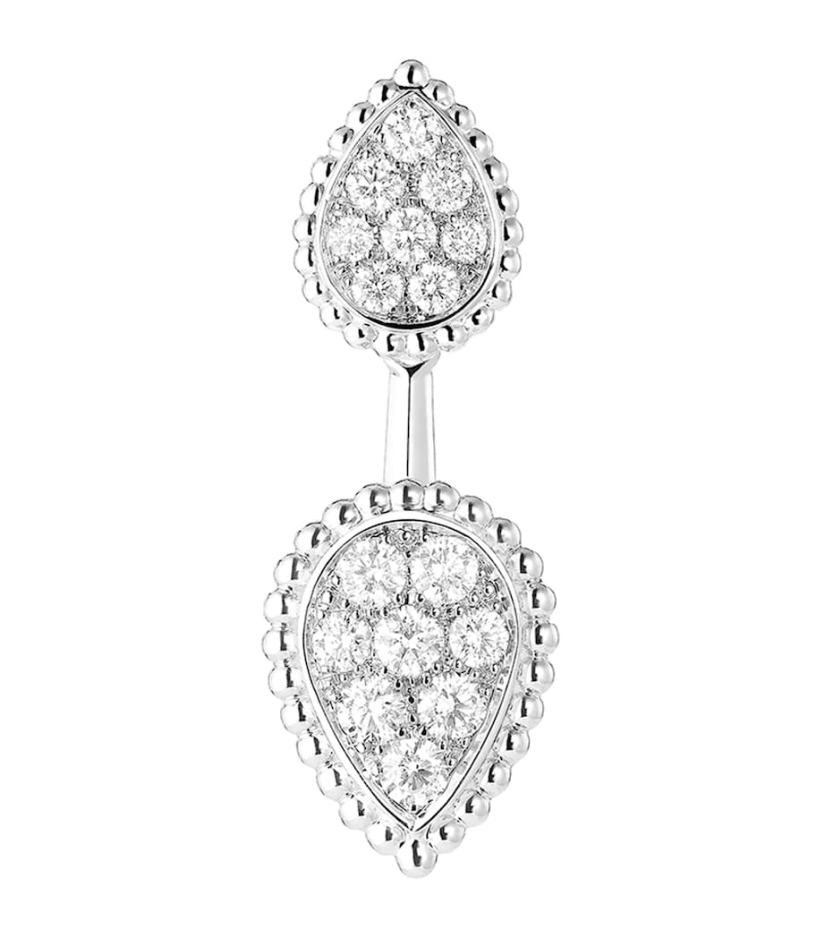 White Gold and Diamond Serpent Bohème Single Earring WHITE GOLD Image 1