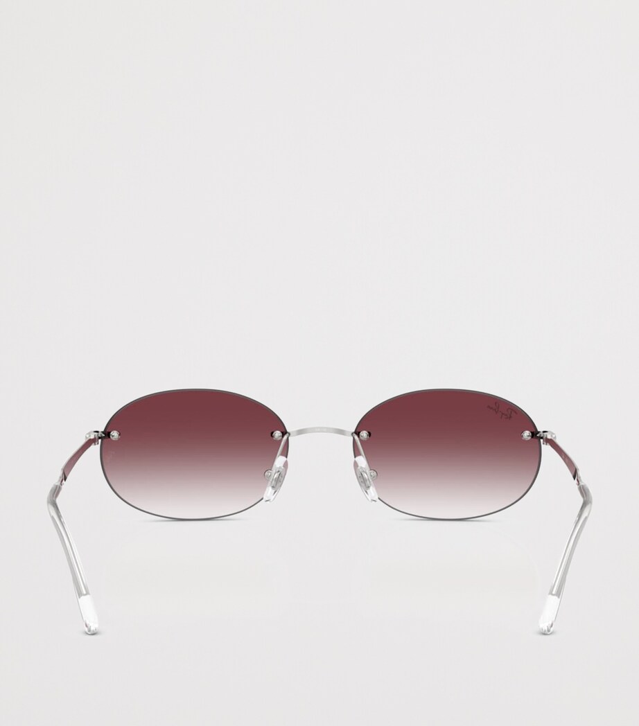 RB3767 Metal Oval Sunglasses 003/8H Image 4