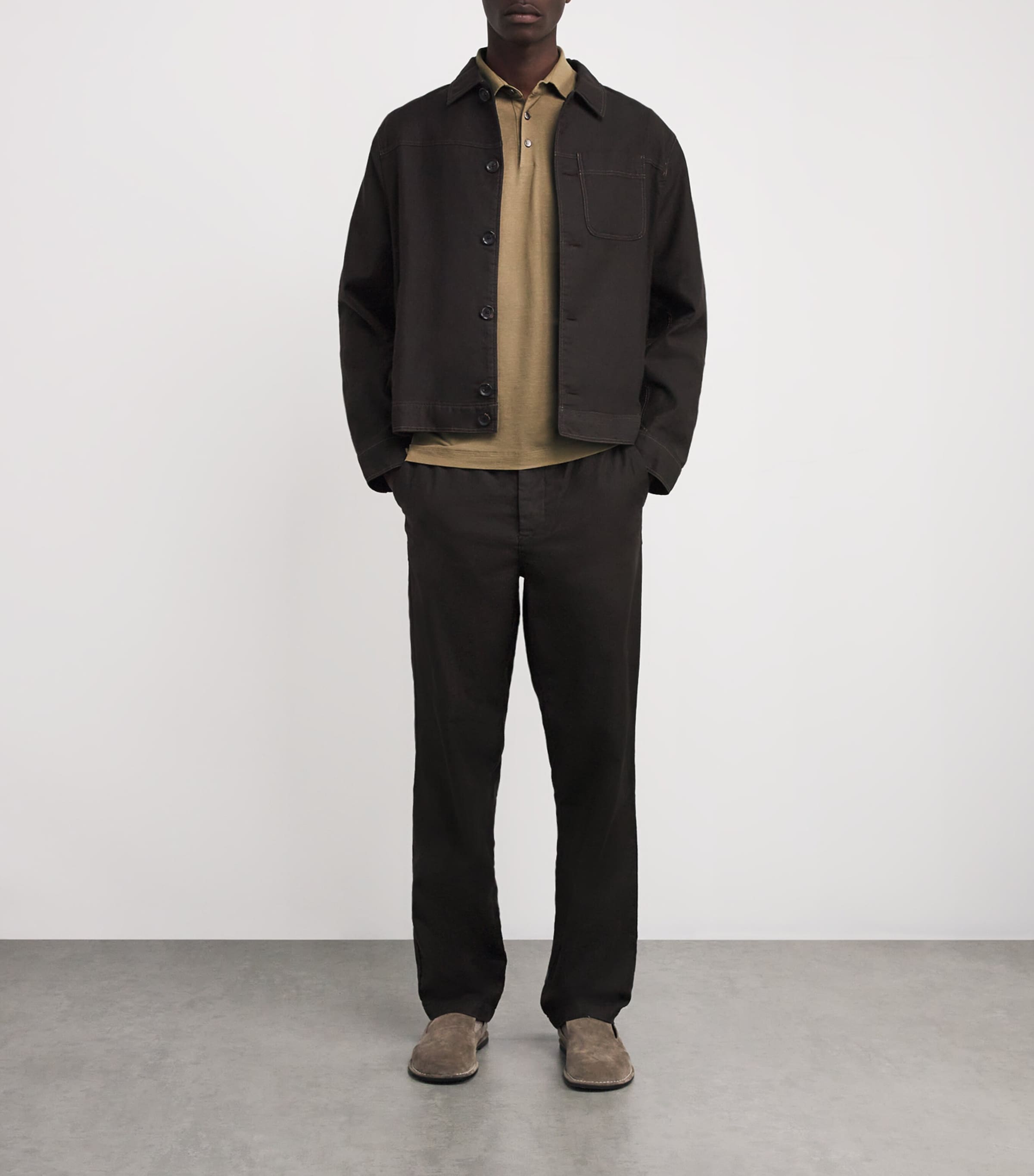 IceCotton Polo Shirt Z1904 BEIGE Image 2