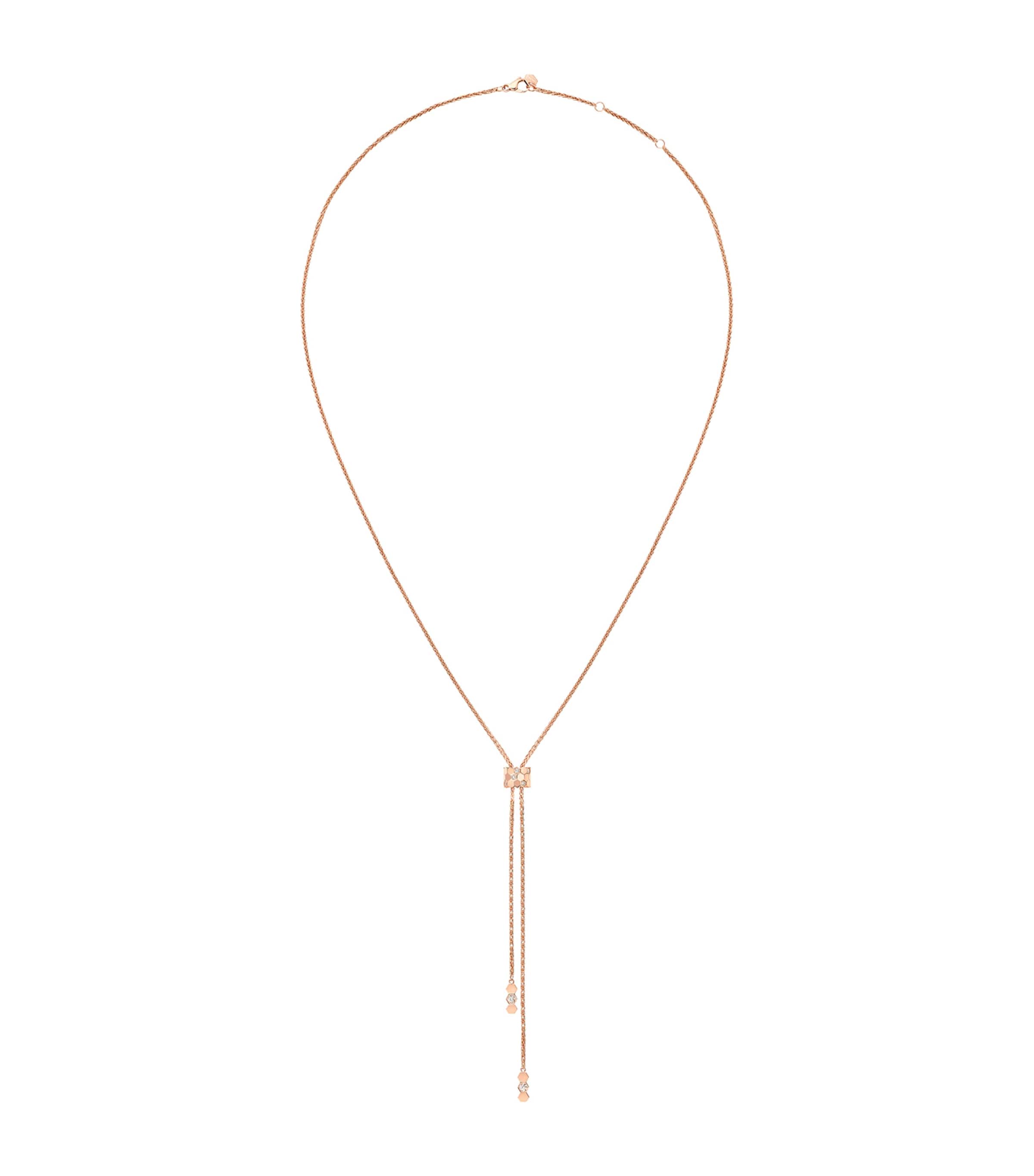 Rose Gold and Diamond Bee de Chaumet Necklace PINK GOLD Image 1