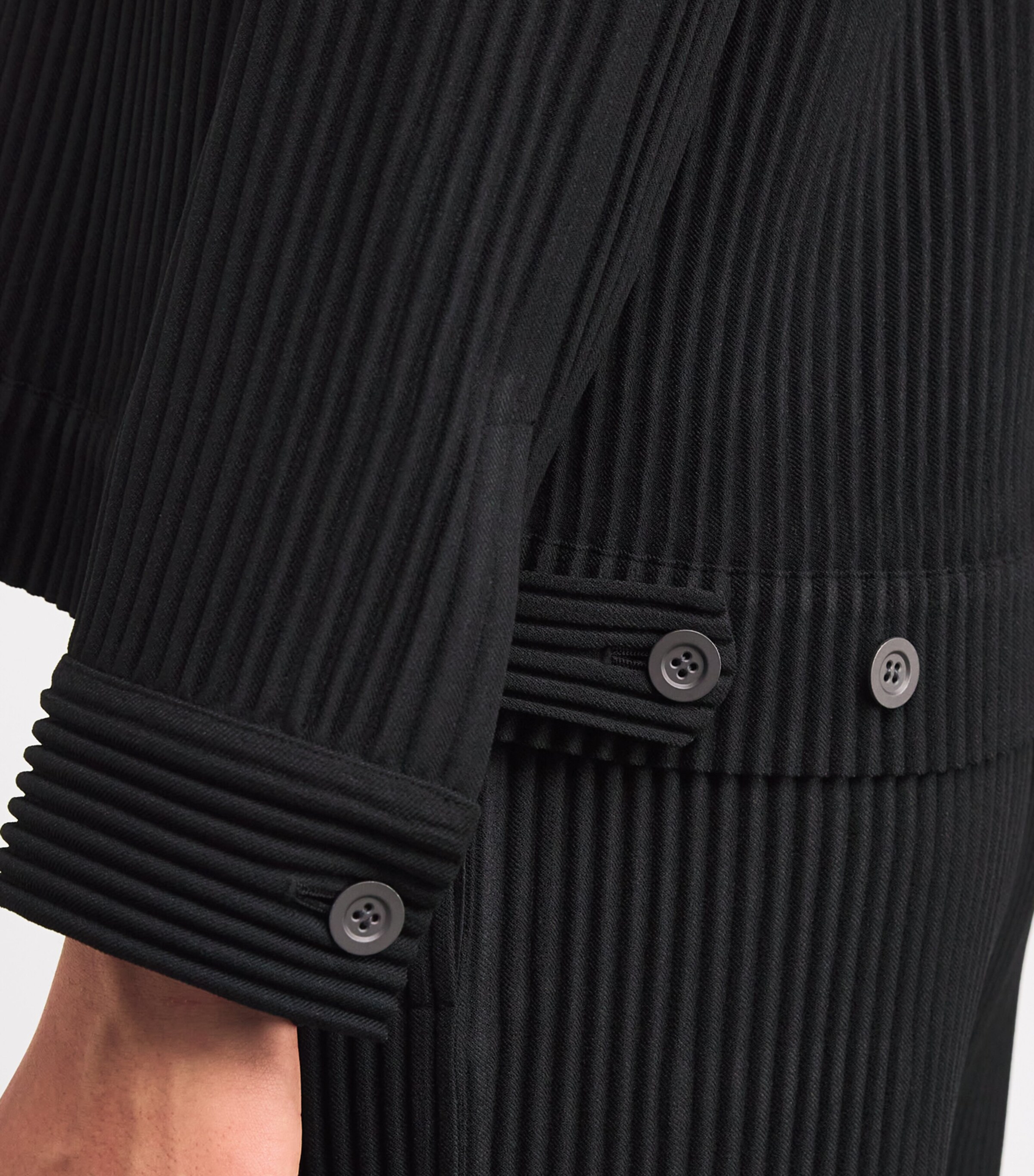 Homme Plissé Issey Miyake Black Trucker Jacket | Harrods US