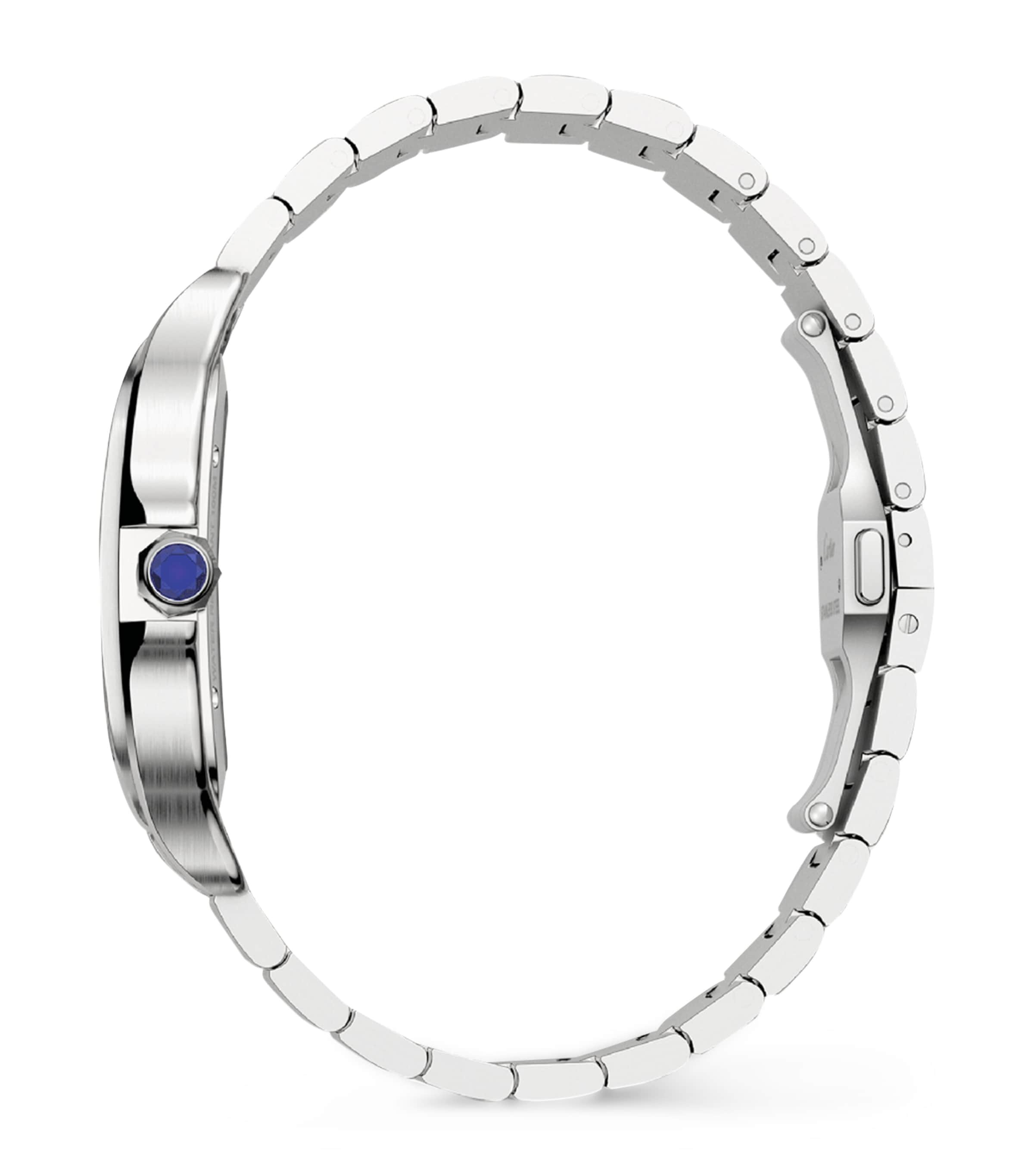 Large Steel Santos de Cartier Skeleton Watch 39.8mm STEEL Image 4